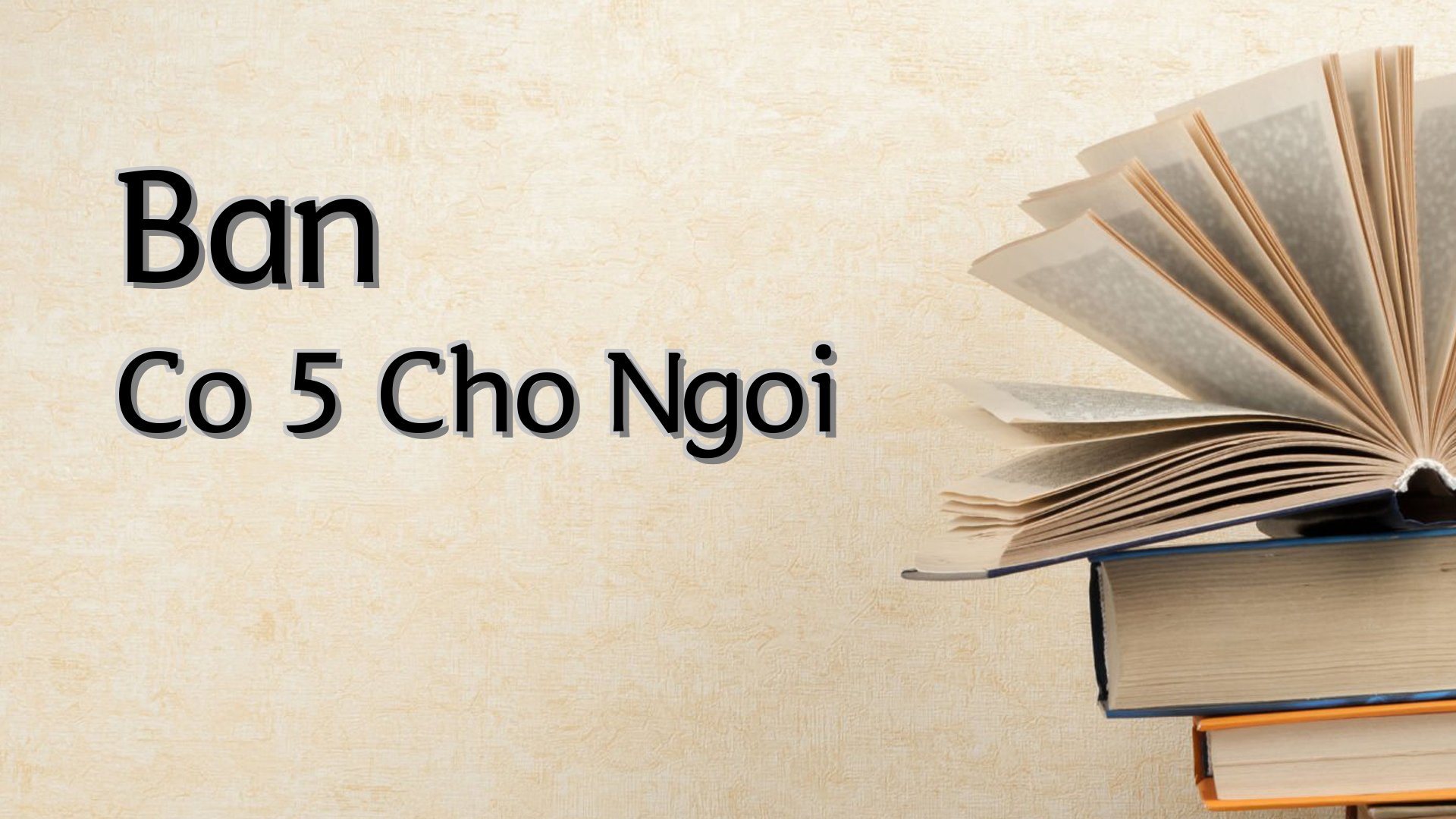 Cover image for Ban Co 5 Cho Ngoi
