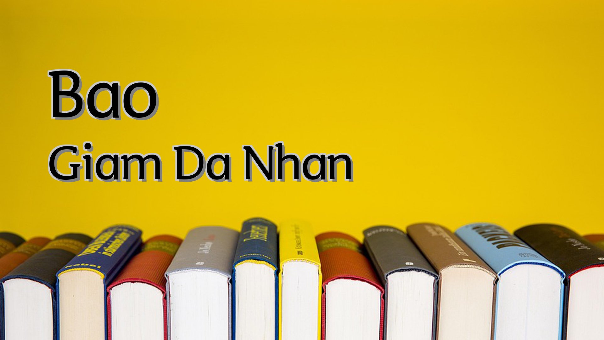 Cover image for Bao Giam Da Nhan