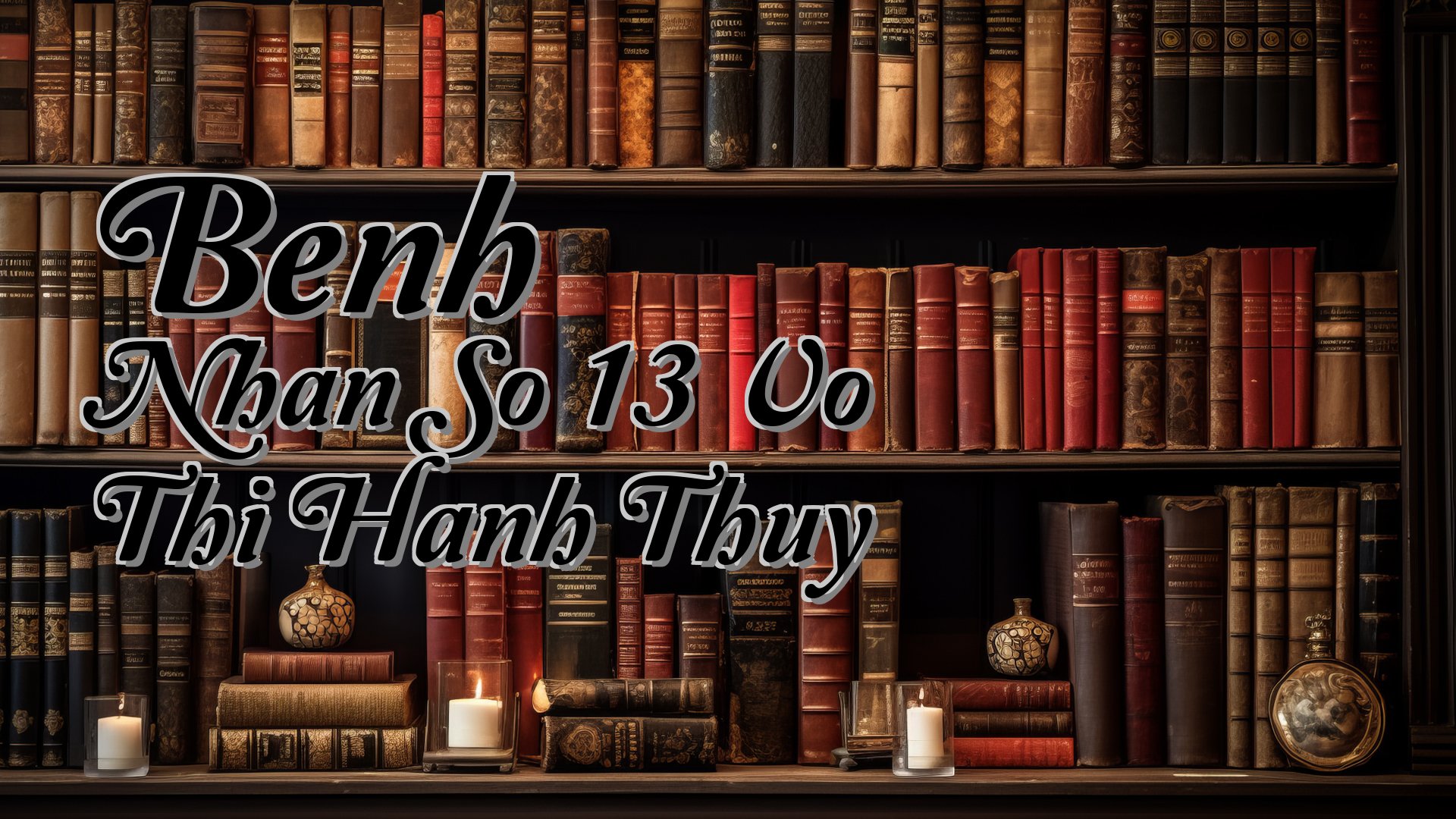 cover-Benh Nhan So 13 Vo Thi Hanh Thuy