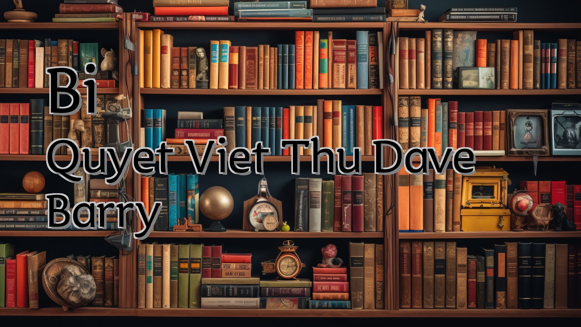 Cover image for Bi Quyet Viet Thu Dave Barry