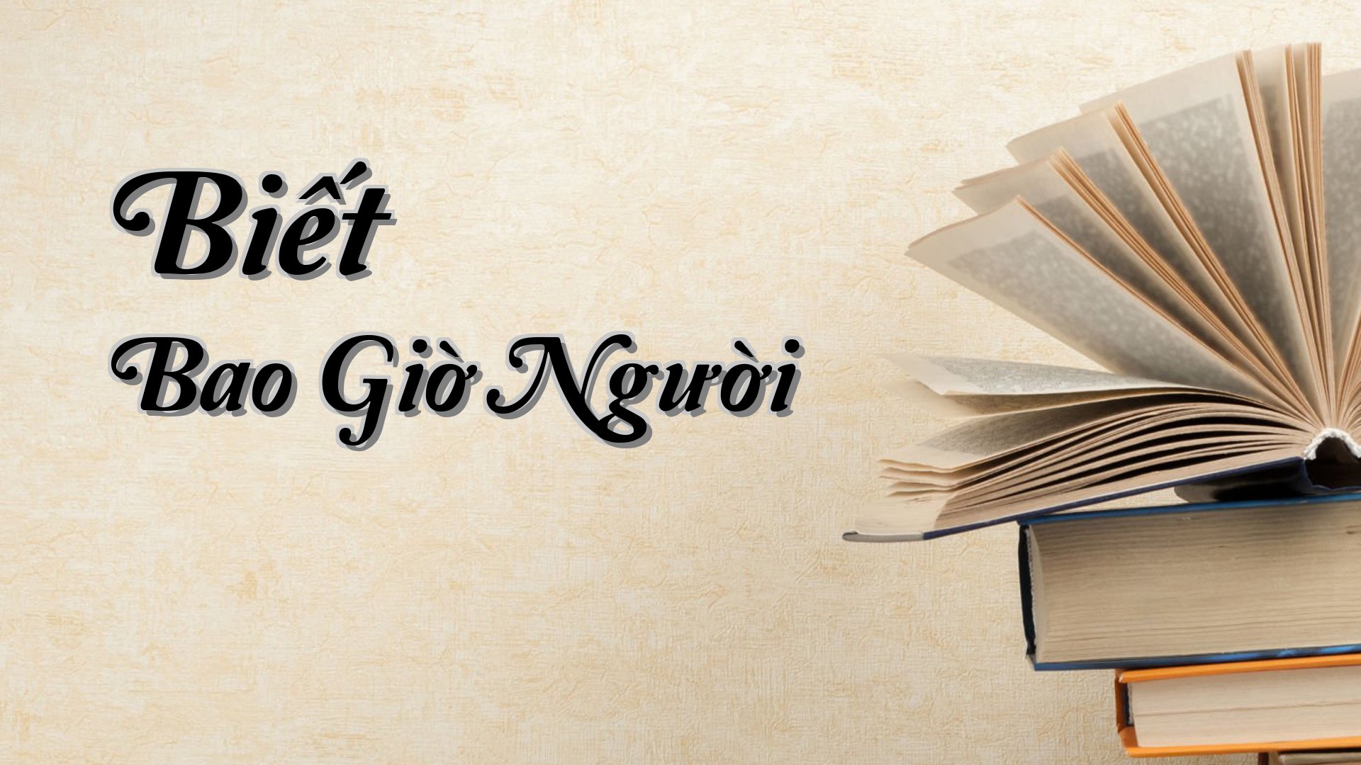 cover-Biết Bao Giờ Người