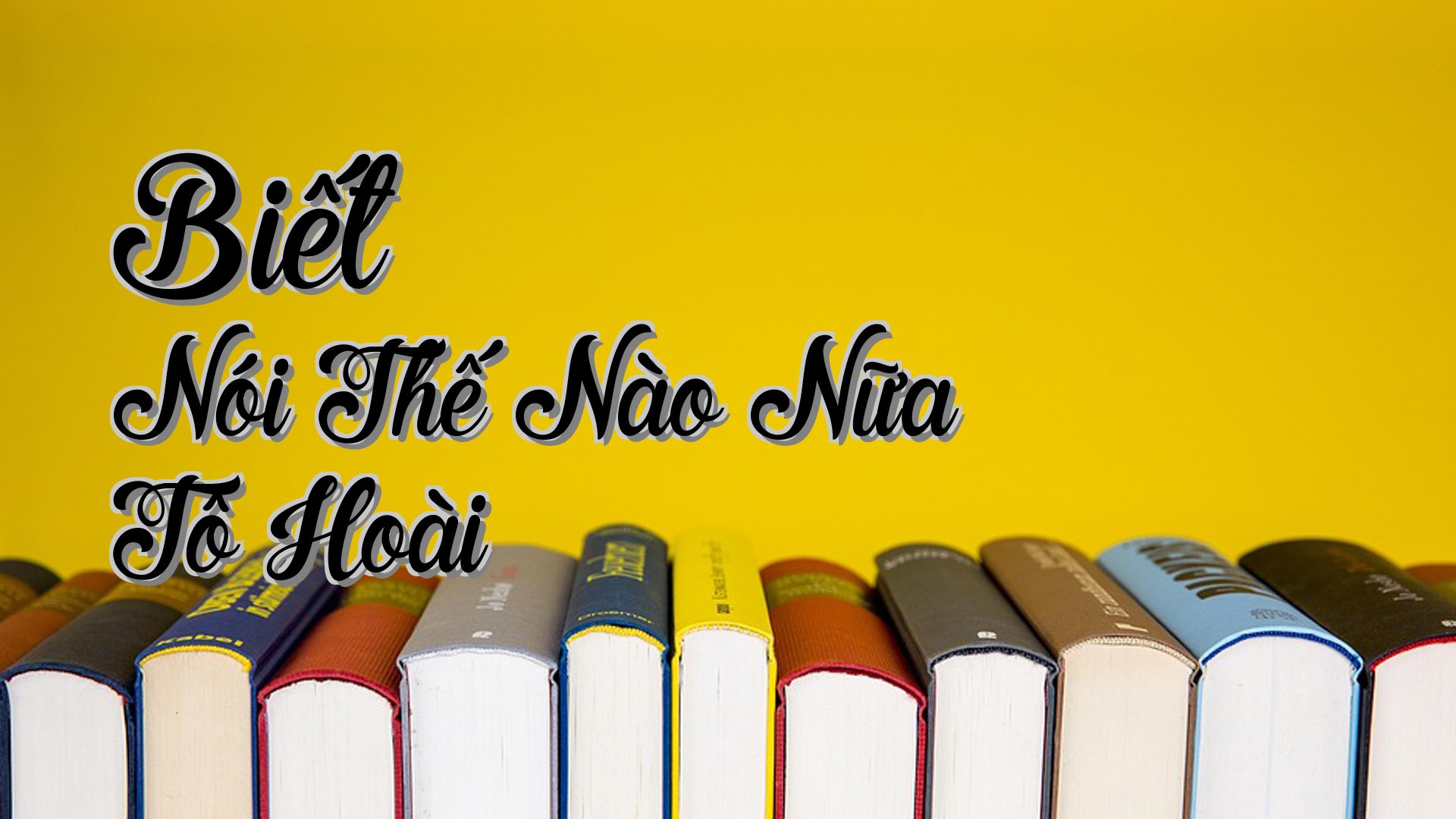 cover-Biết Nói Thế Nào Nữa Tô Hoài