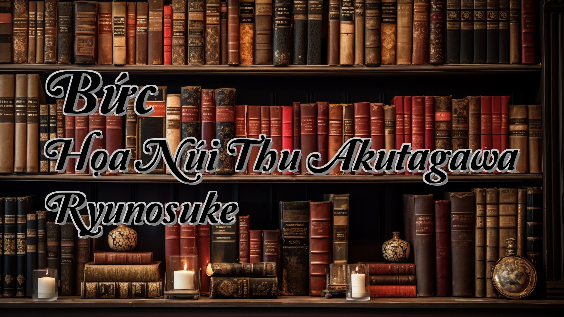 cover-Bức Họa Núi Thu Akutagawa Ryunosuke