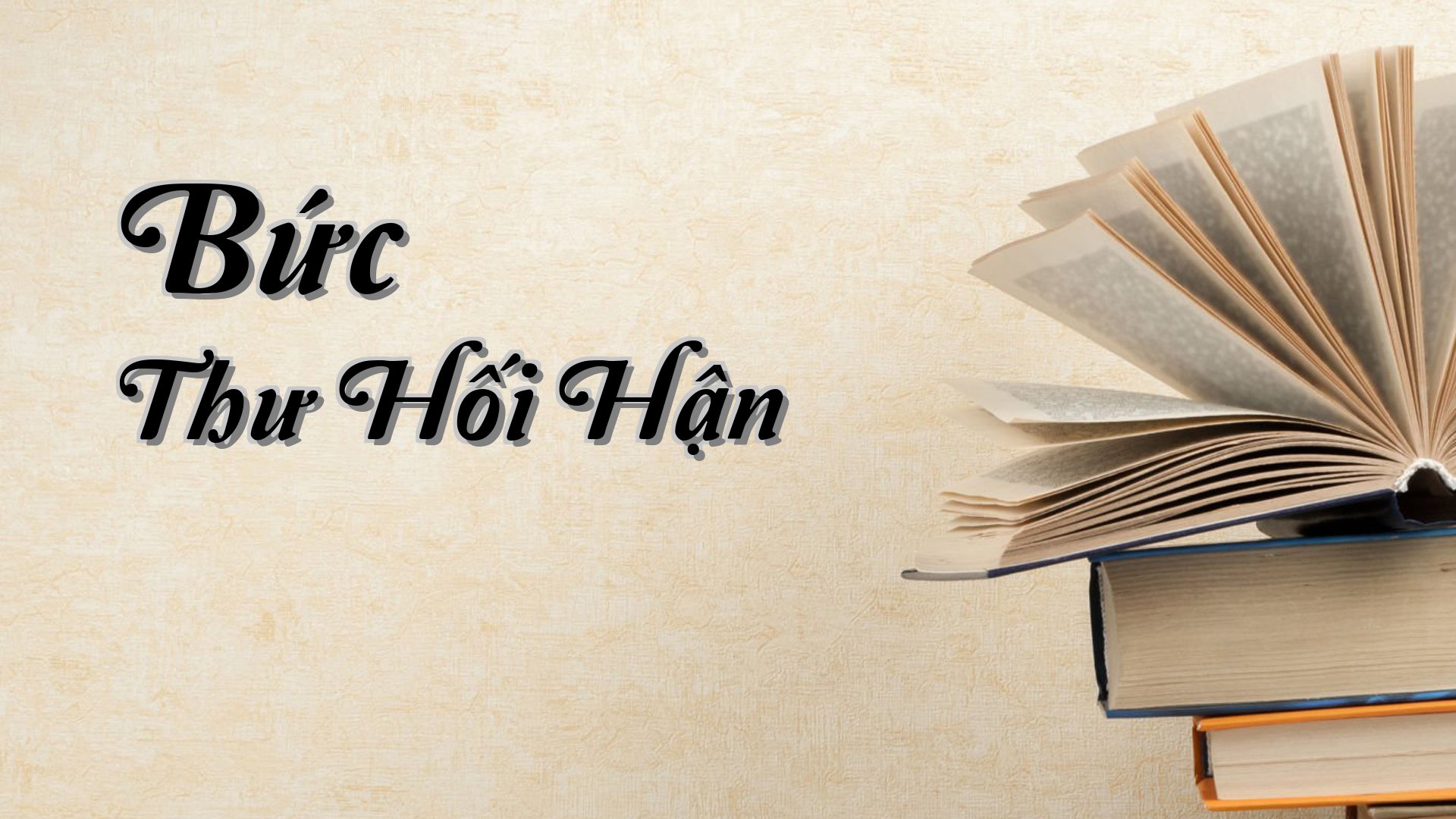 cover-Bức Thư Hối Hận