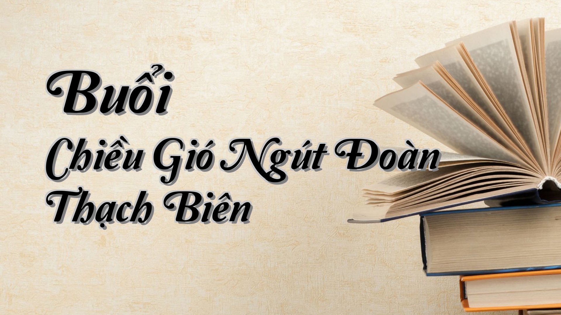 cover-Buổi Chiều Gió Ngút Đoàn Thạch Biên