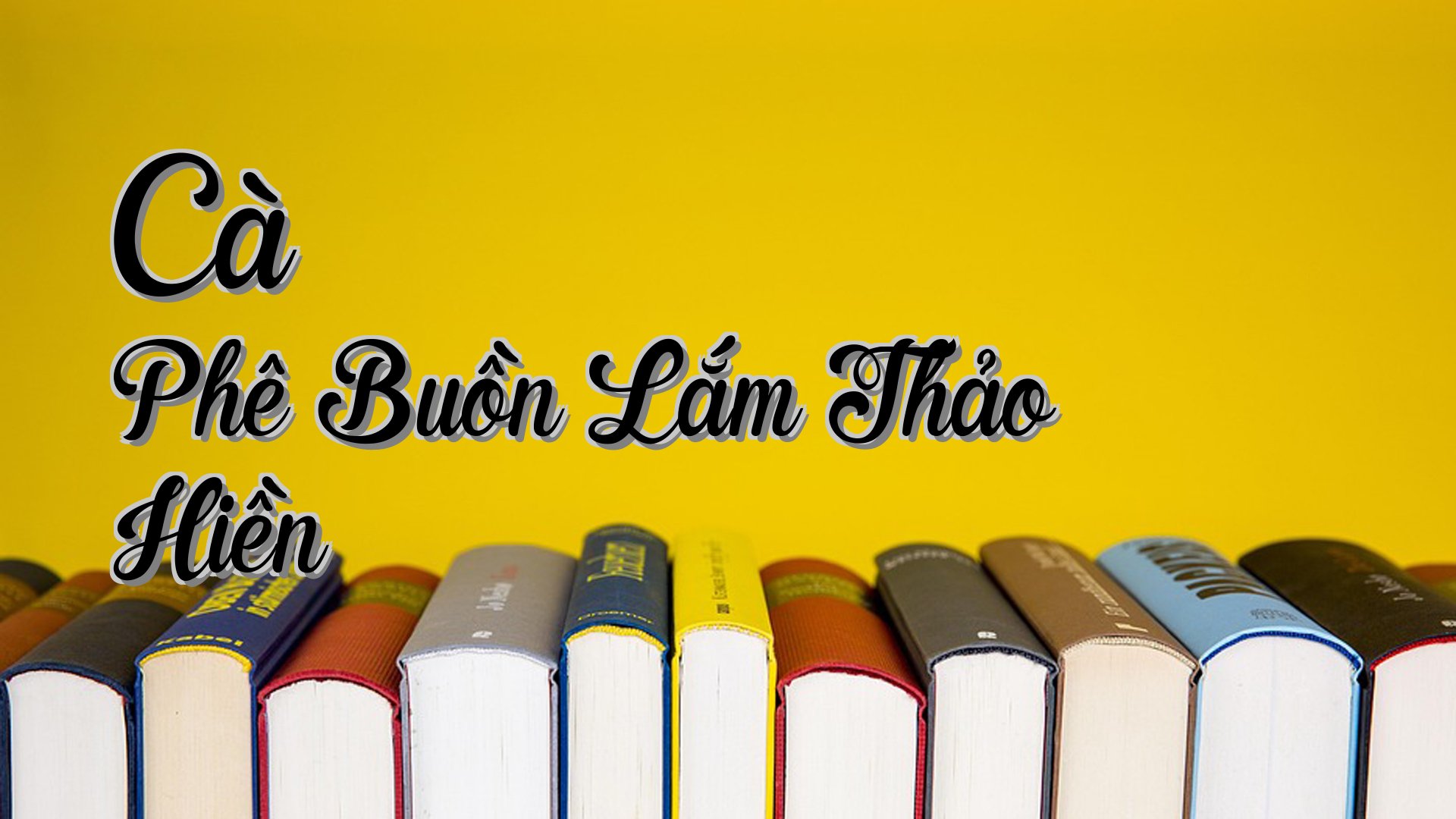 cover-Cà Phê Buồn Lắm Thảo Hiền
