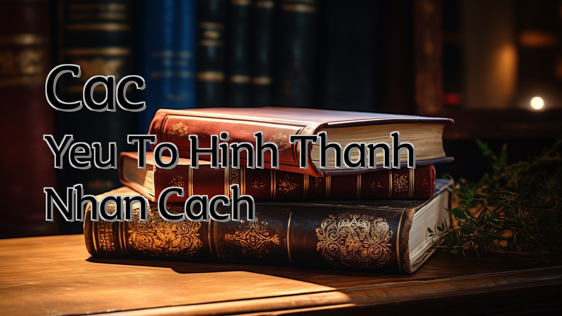 cover-Cac Yeu To Hinh Thanh Nhan Cach