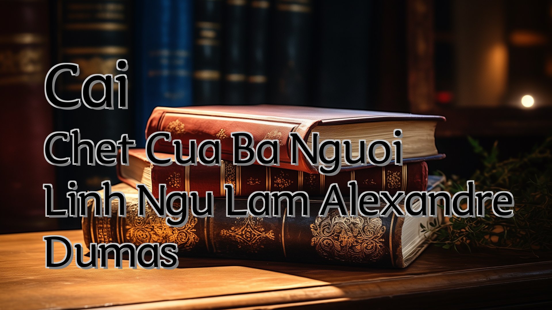 Cover image for Cai Chet Cua Ba Nguoi Linh Ngu Lam Alexandre Dumas