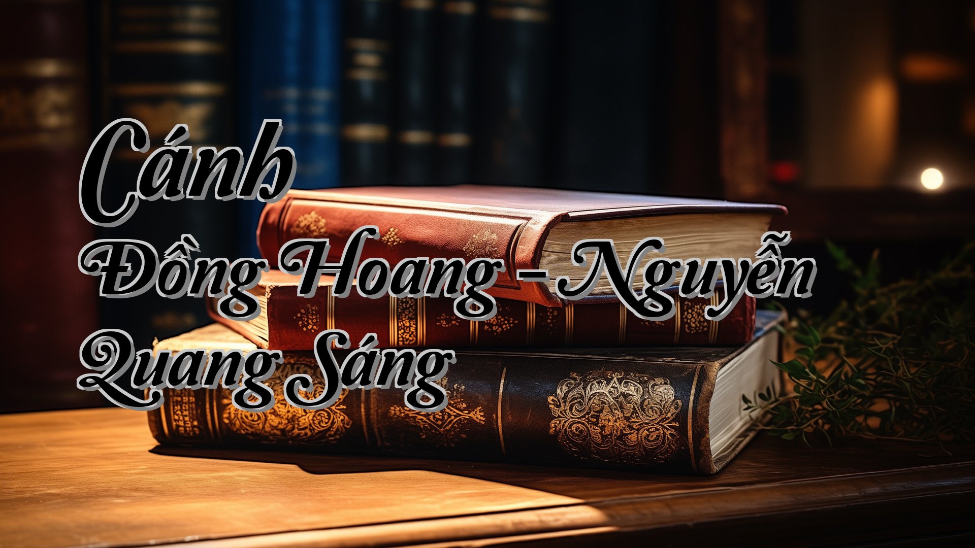 cover-Cánh Đồng Hoang - Nguyễn Quang Sáng