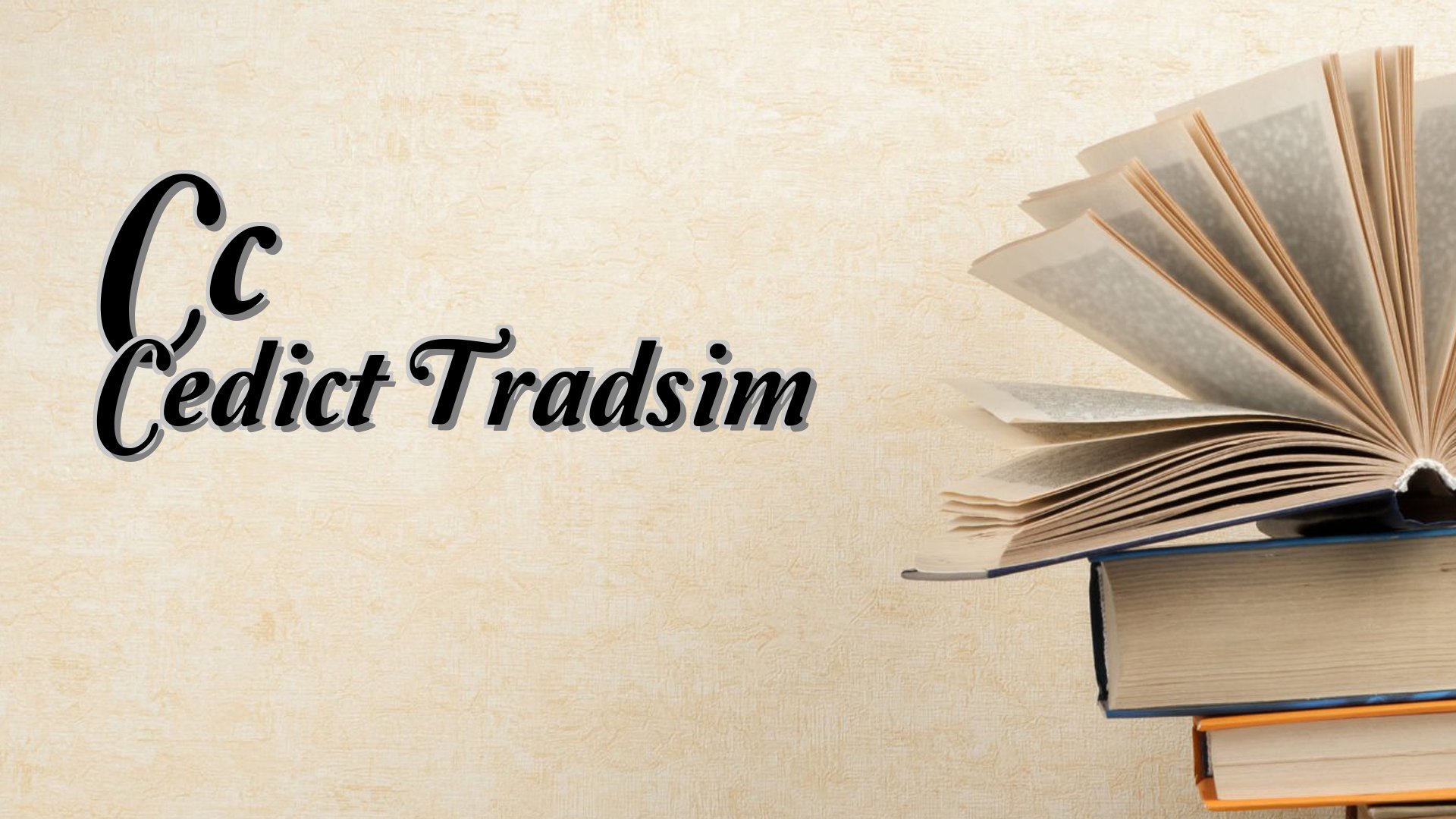 cover-Cc Cedict Tradsim