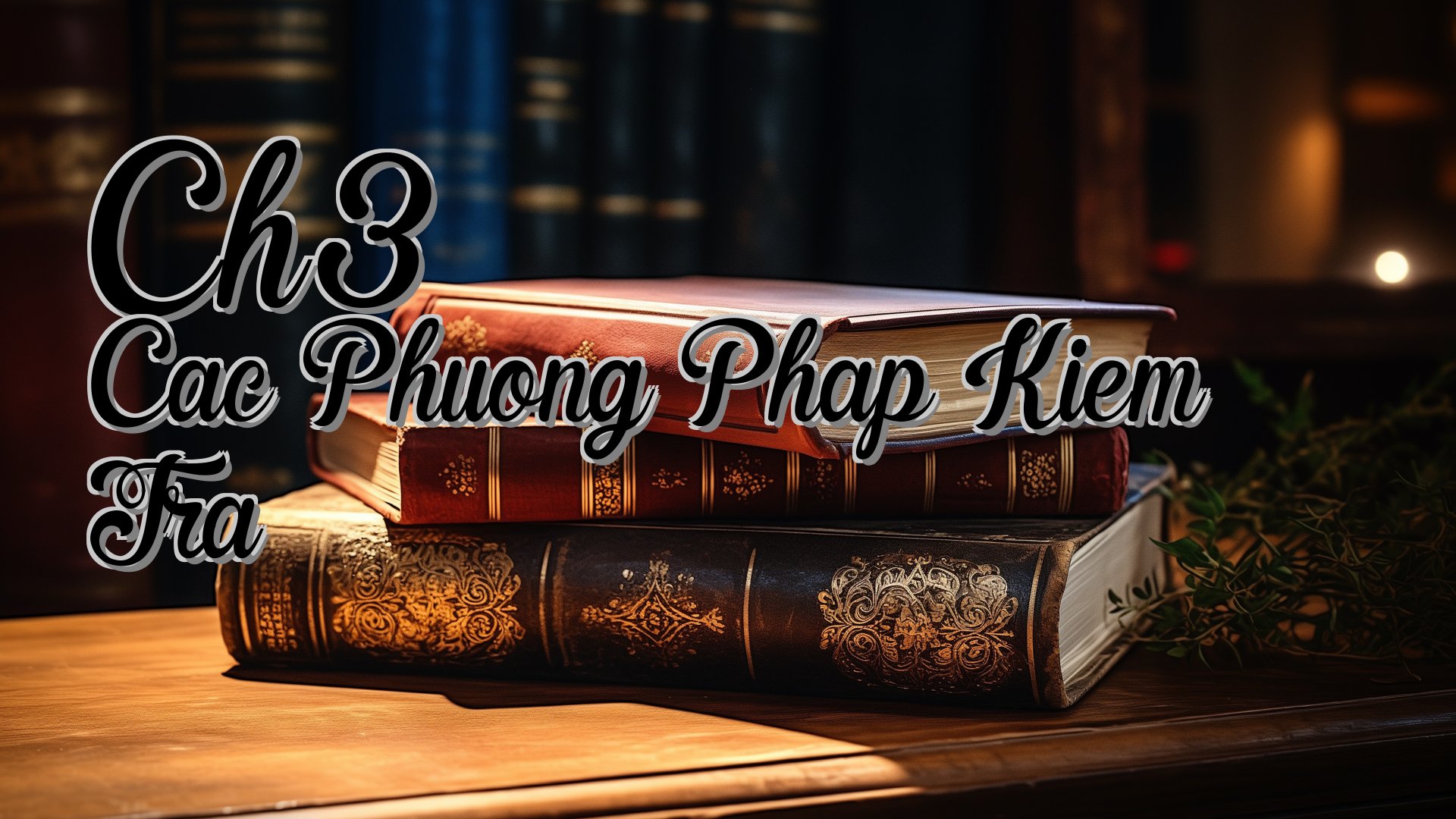 cover-Ch3 Cac Phuong Phap Kiem Tra