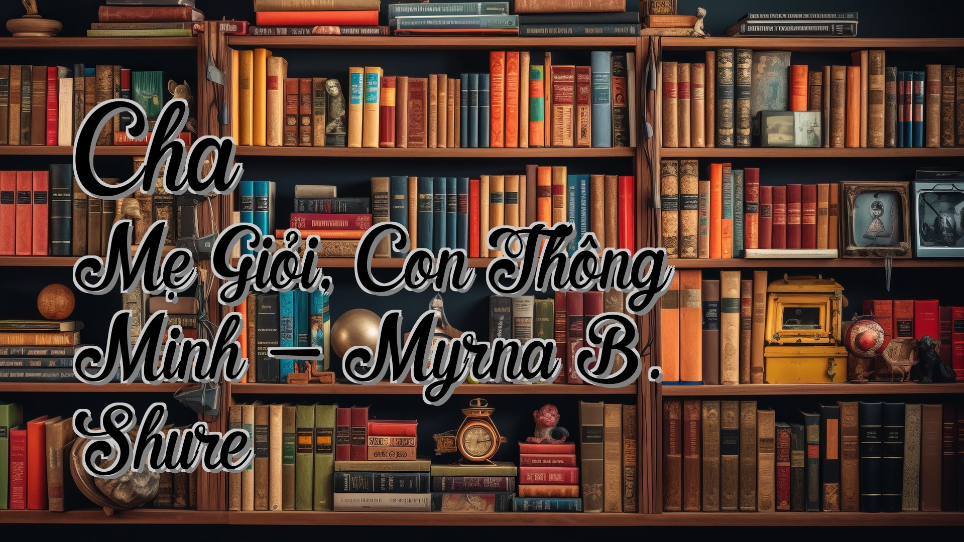 cover-Cha Mẹ Giỏi, Con Thông Minh - Myrna B. Shure