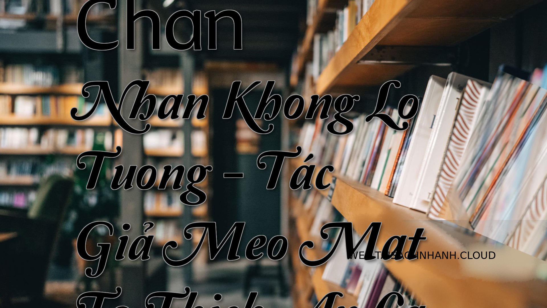 Cover Chan Nhan Khong Lo T.jpg