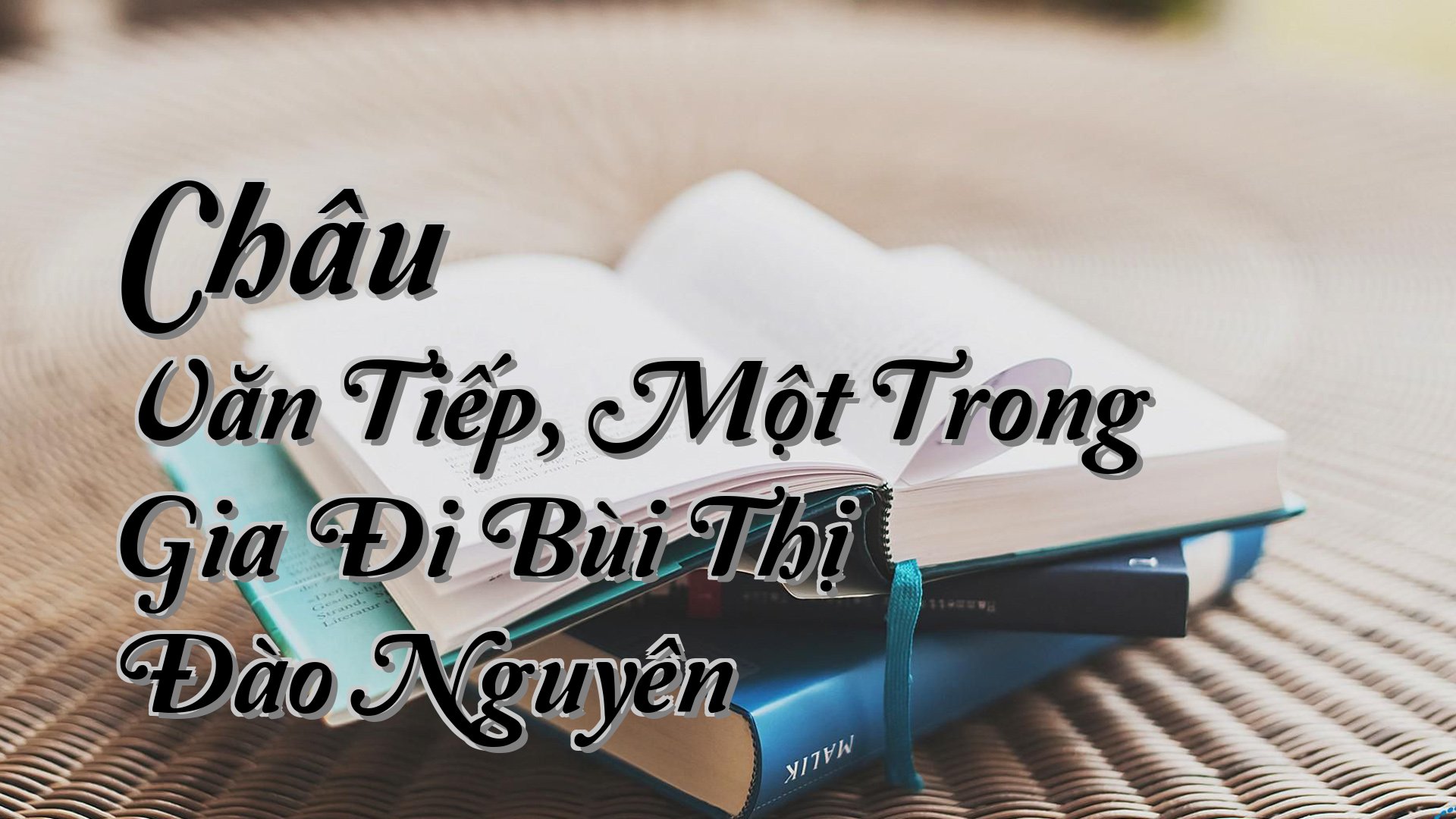 cover-Châu Văn Tiếp, Một Trong Gia Đi Bùi Thị Đào Nguyên