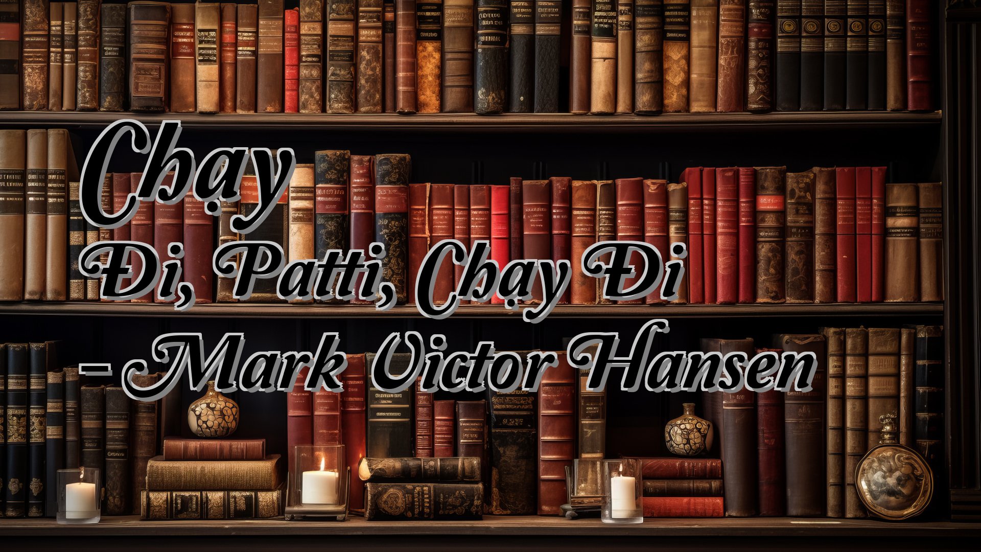 cover-Chạy Đi, Patti, Chạy Đi - Mark Victor Hansen