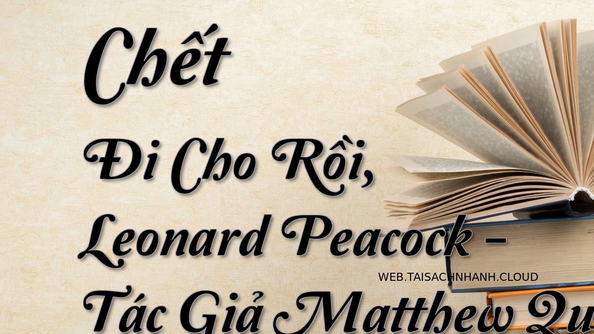 Cover Chet Di Cho Roi Le.jpg