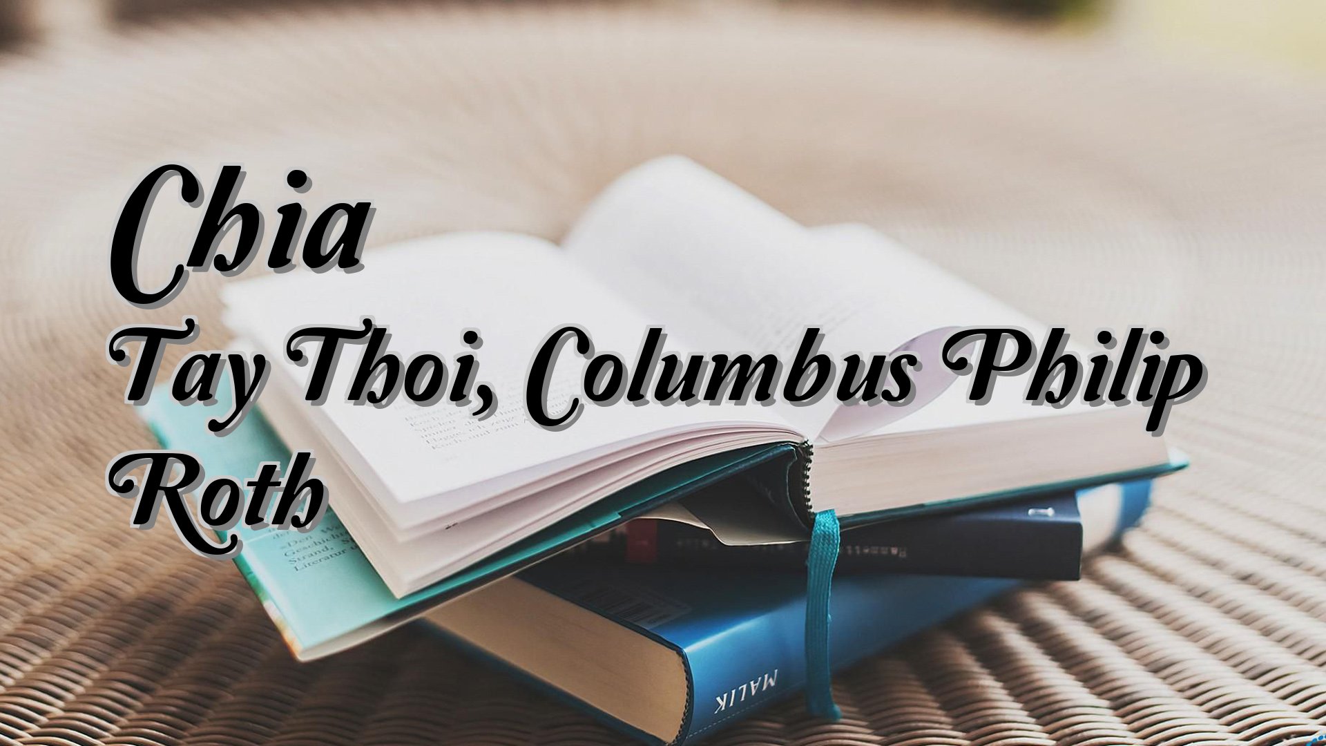 cover-Chia Tay Thoi, Columbus Philip Roth