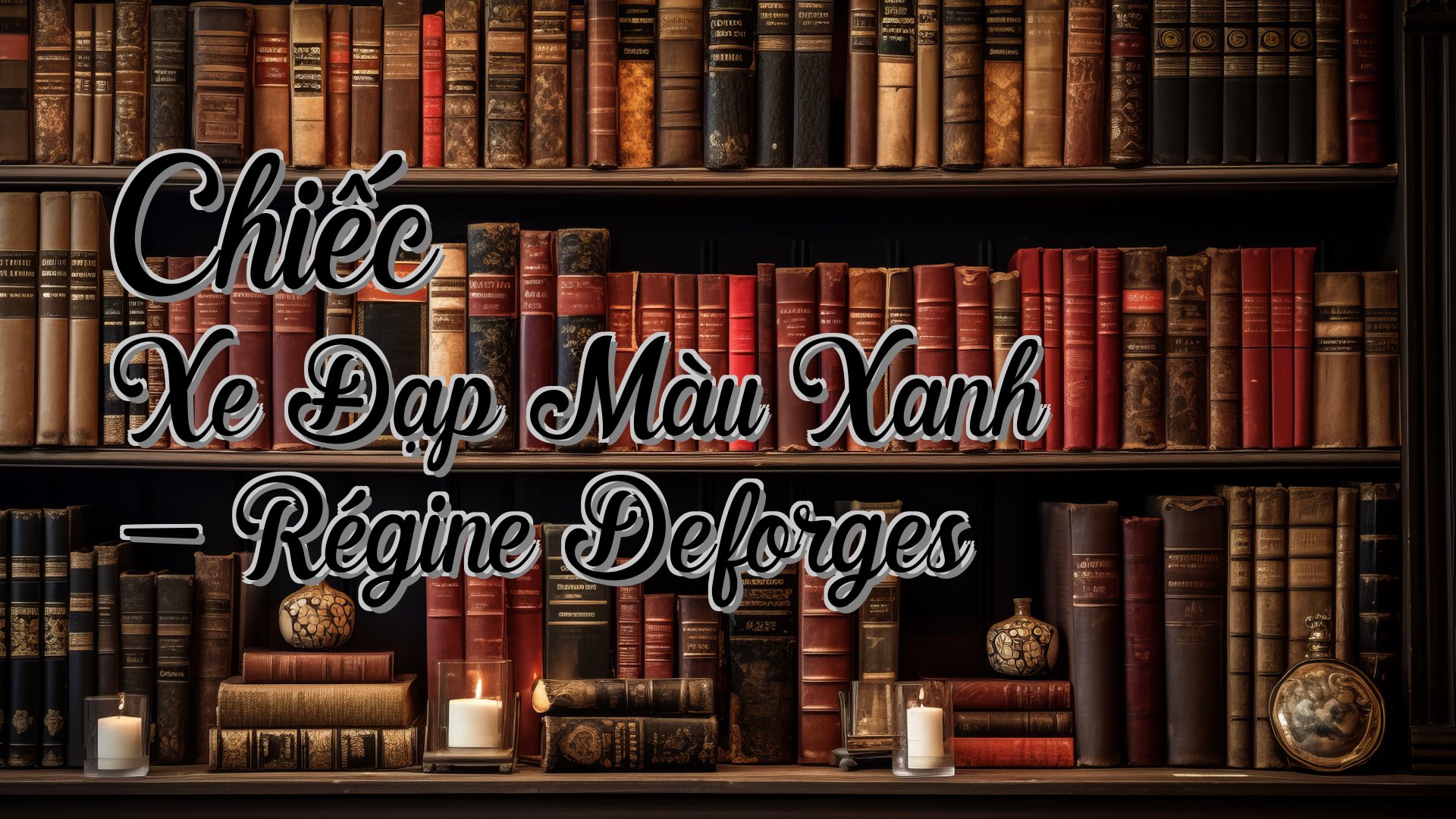 cover-Chiếc Xe Đạp Màu Xanh - Régine Deforges