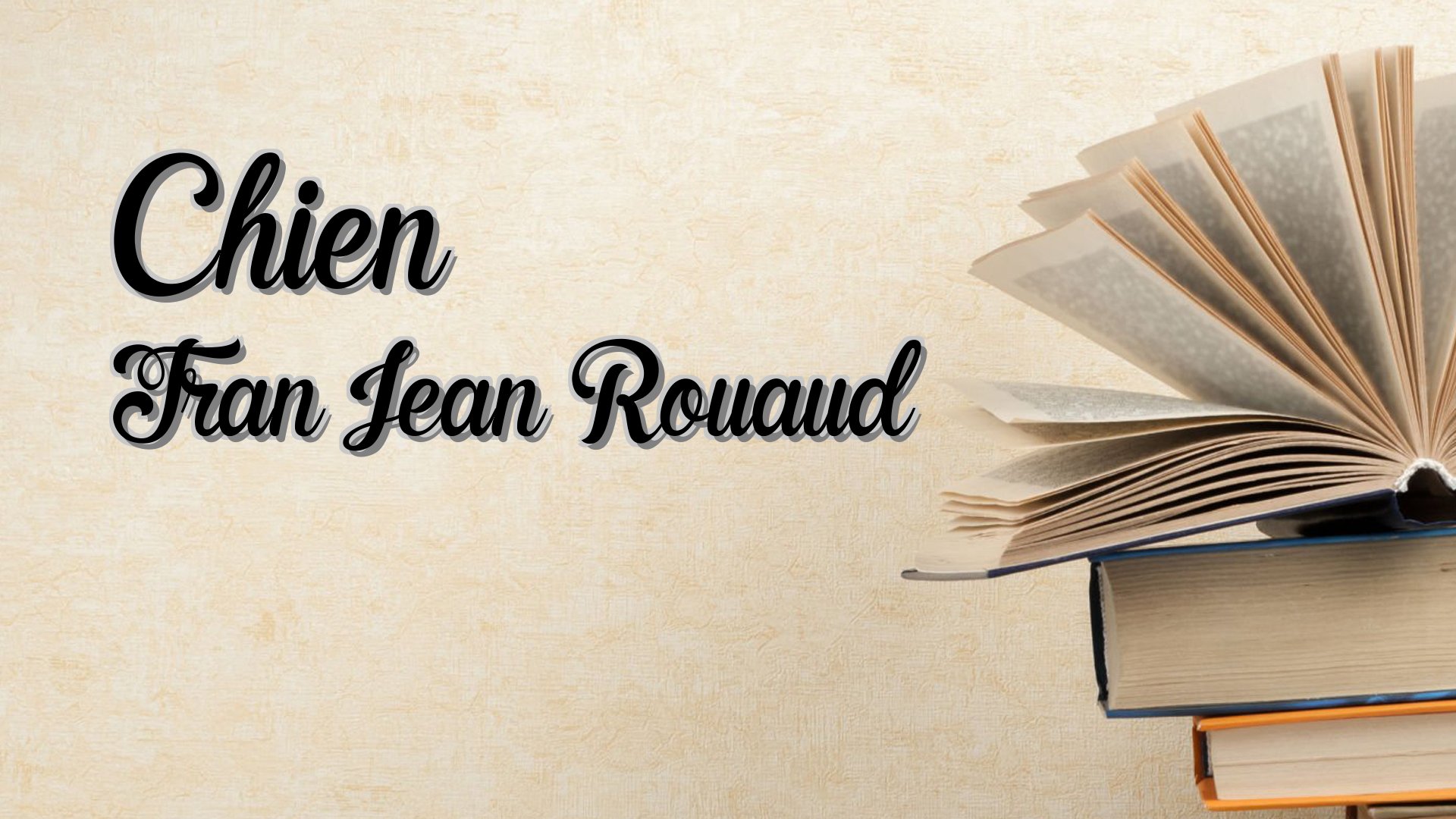 Cover image for Chien Tran Jean Rouaud