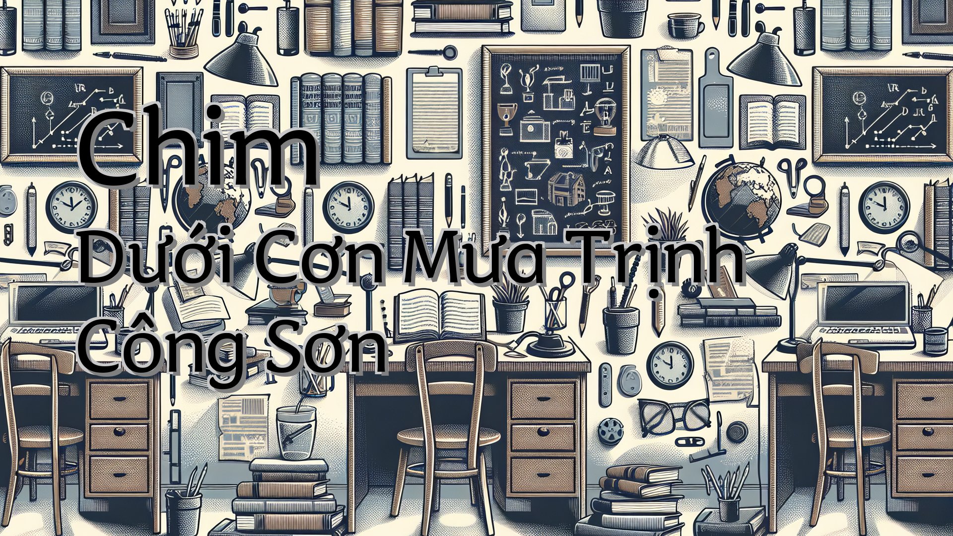 cover-Chim Dưới Cơn Mưa Trịnh Công Sơn