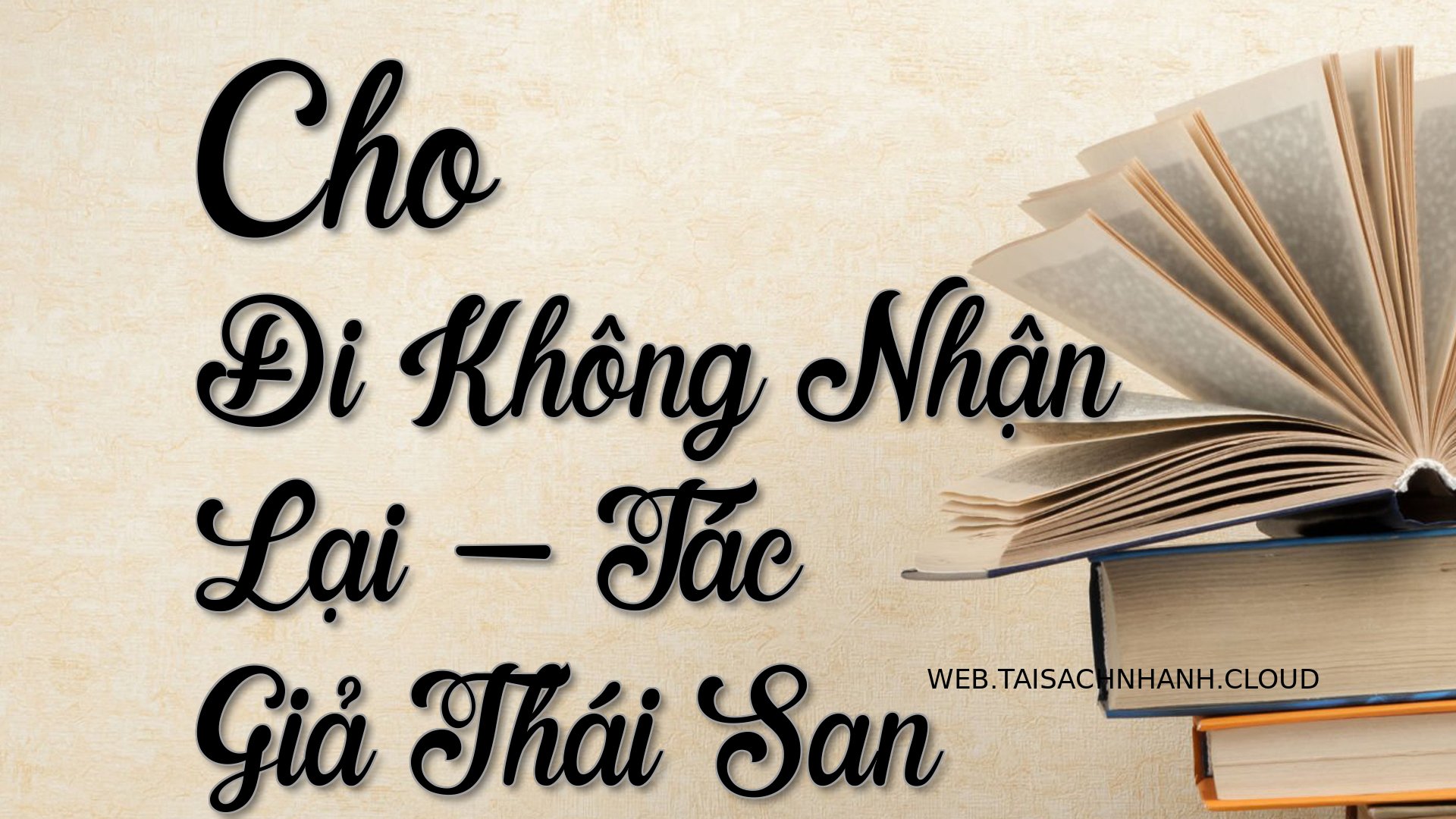 Cover Cho Di Khong Nhan La.jpg