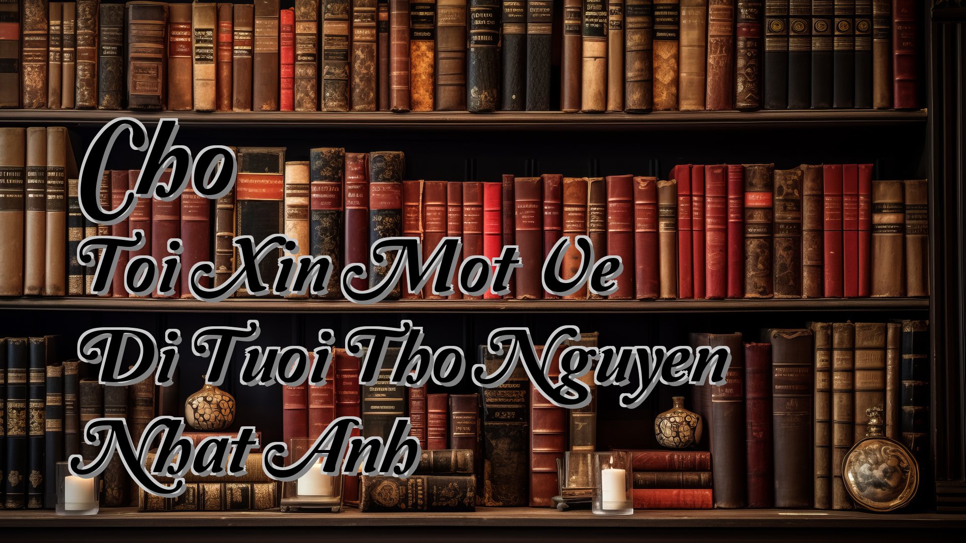 Cover image for Cho Toi Xin Mot Ve Di Tuoi Tho Nguyen Nhat Anh