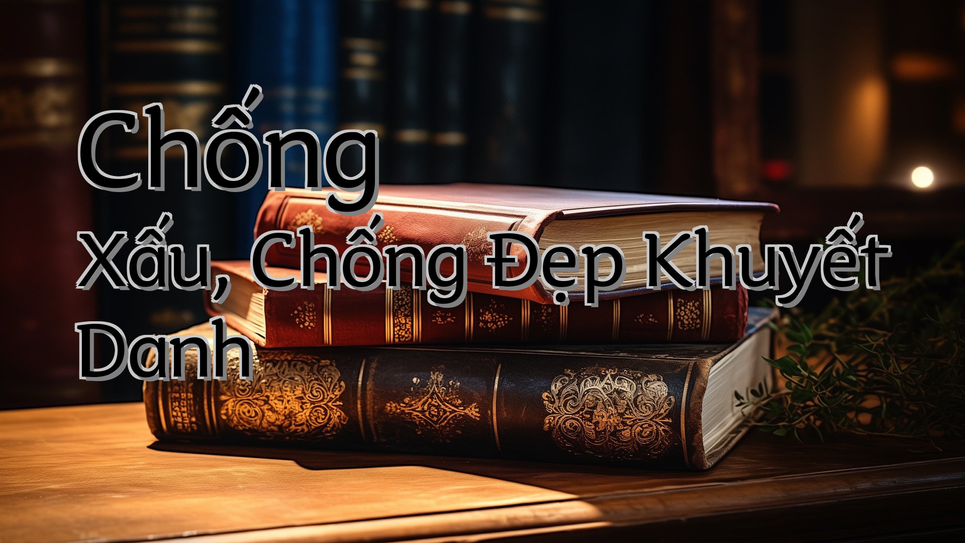 cover-Chống Xấu, Chống Đẹp Khuyết Danh