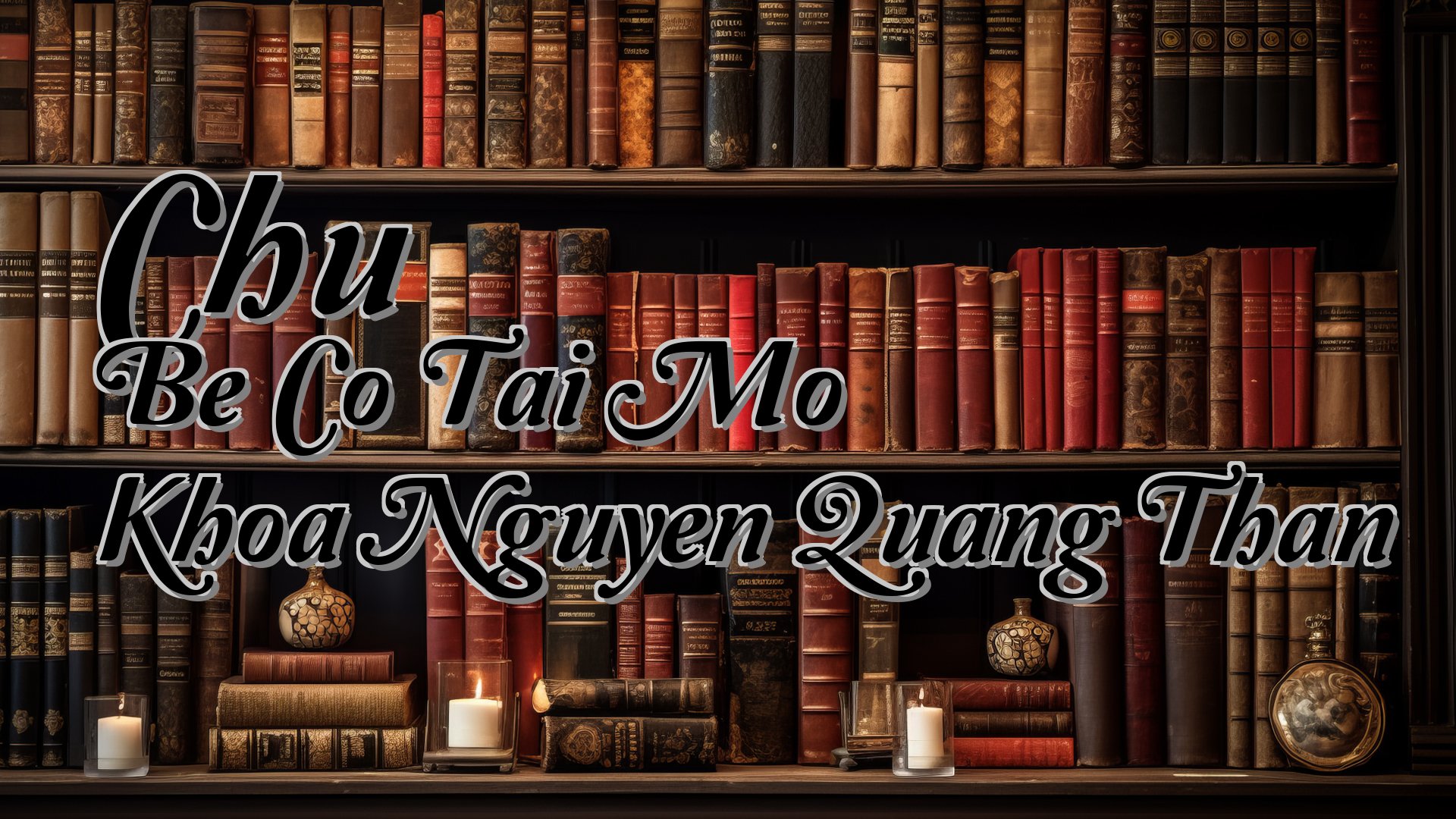 cover-Chu Be Co Tai Mo Khoa Nguyen Quang Than