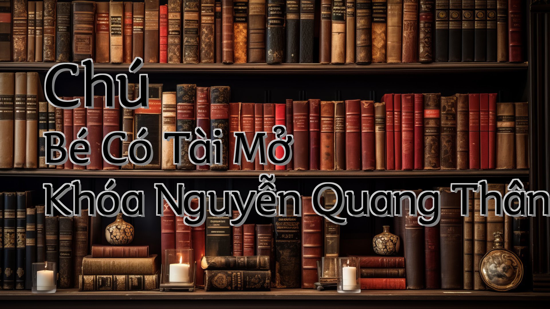 cover-Chú Bé Có Tài Mở Khóa Nguyễn Quang Thân