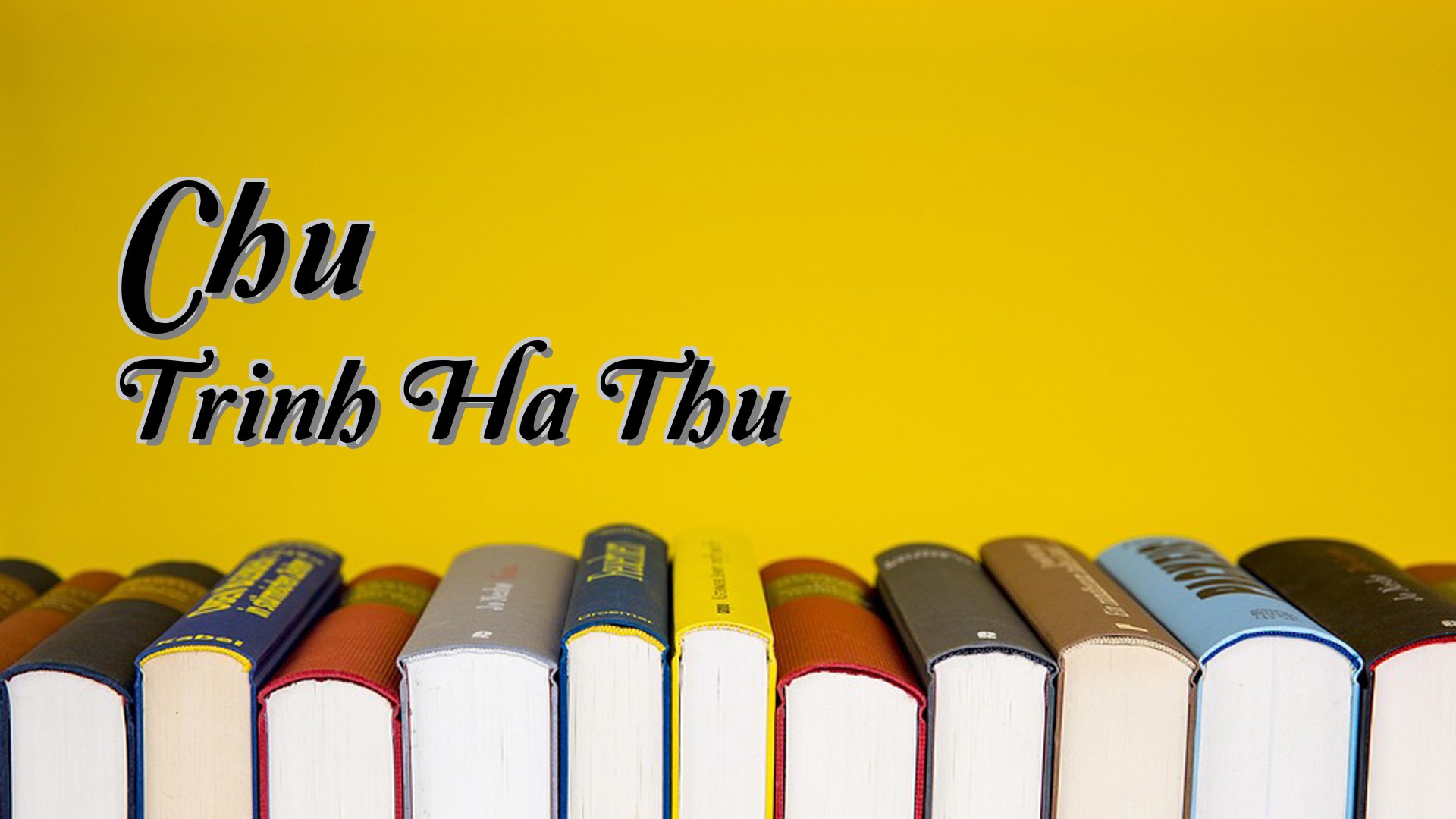 Cover image for Chu Trinh Ha Thu
