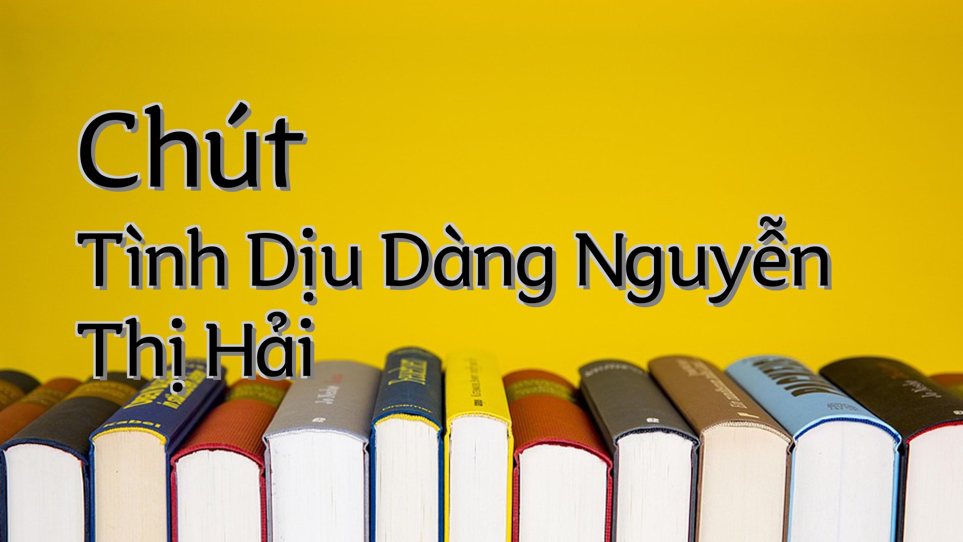 cover-Chút Tình Dịu Dàng Nguyễn Thị Hải