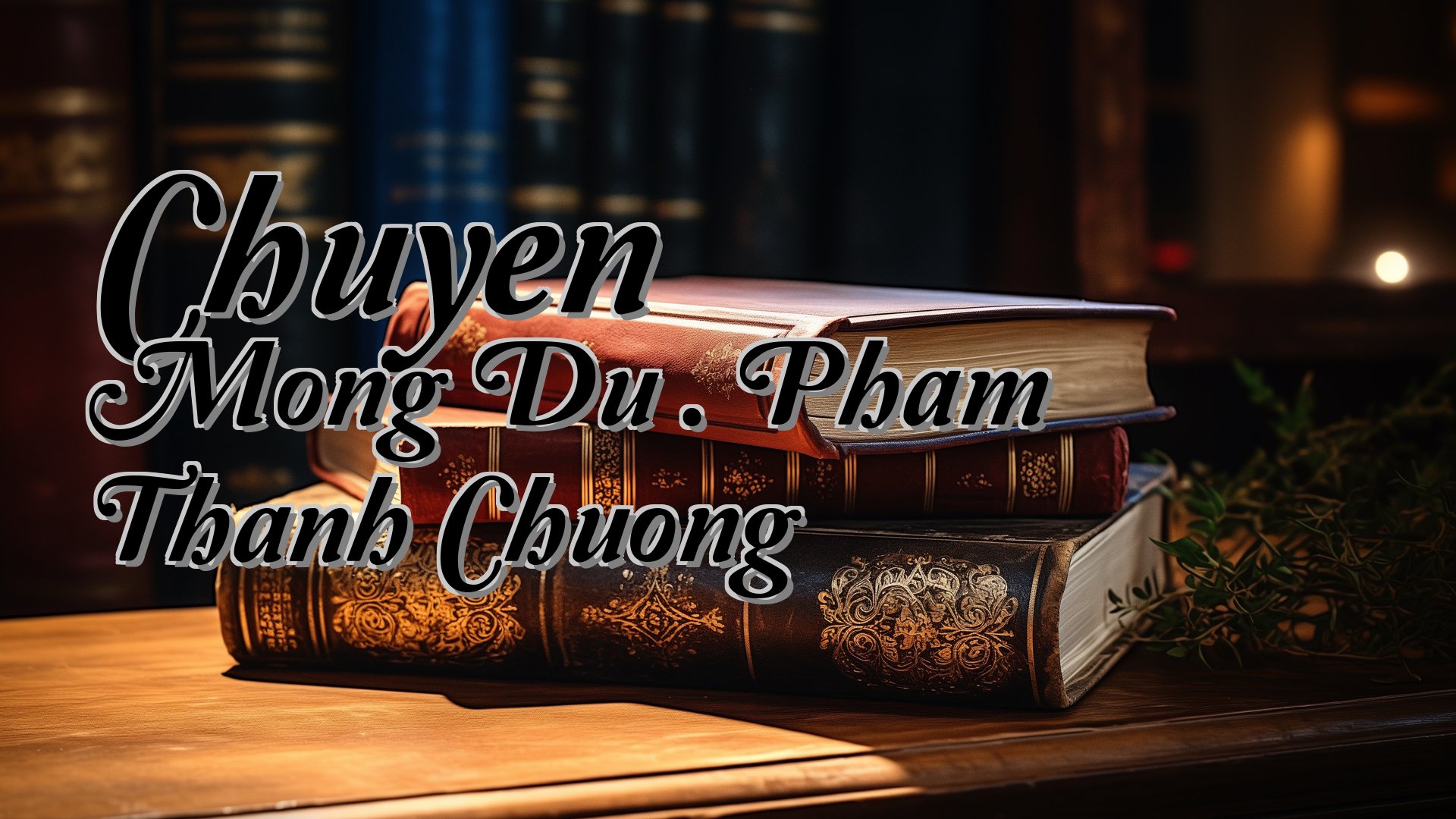 cover-Chuyen Mong Du . Pham Thanh Chuong