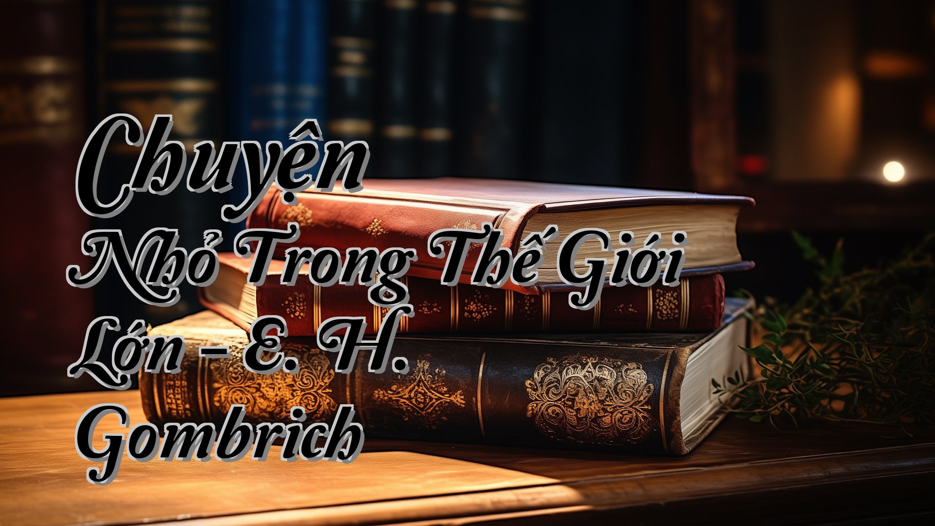 cover-Chuyện Nhỏ Trong Thế Giới Lớn - E. H. Gombrich