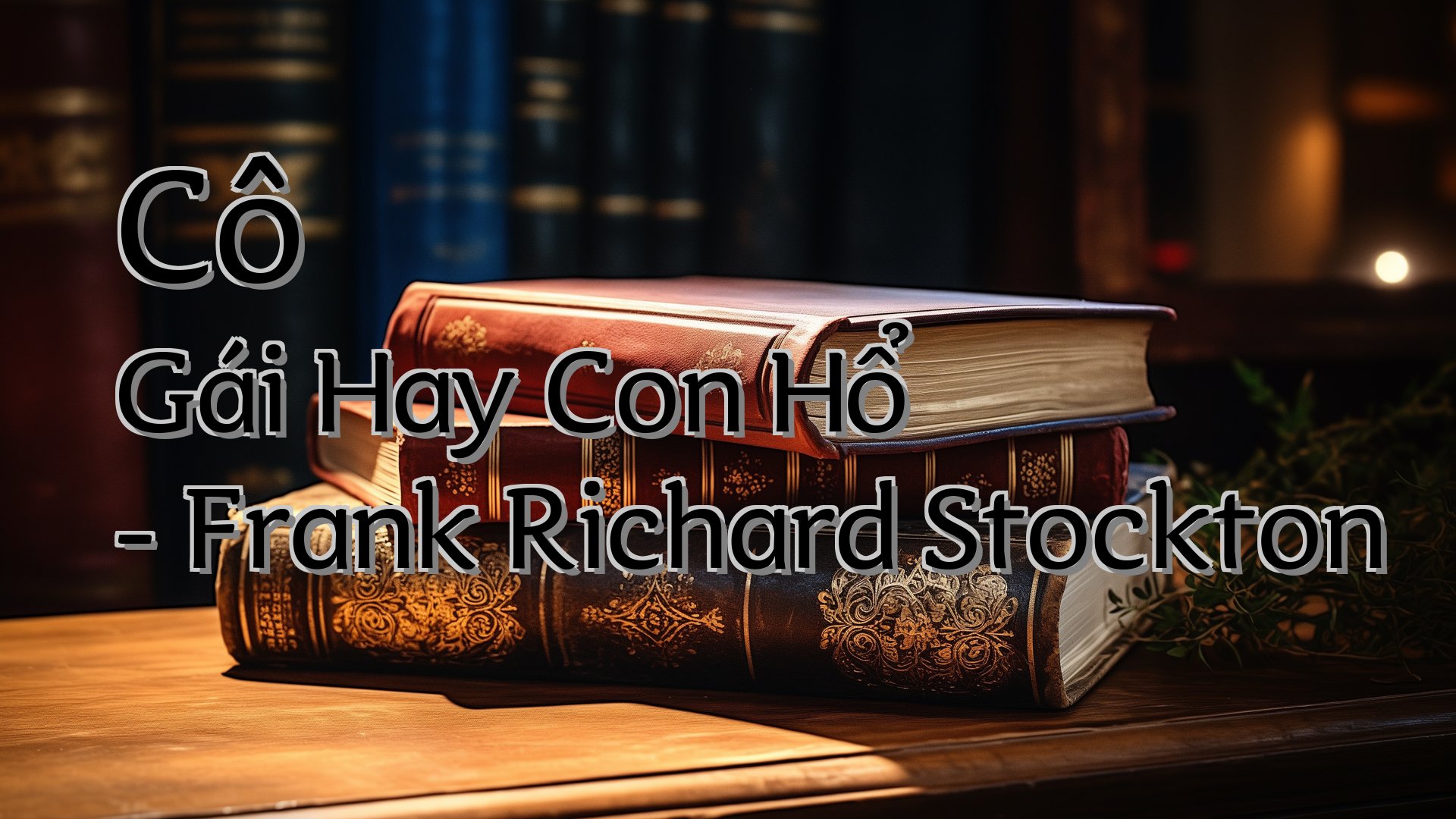 cover-Cô Gái Hay Con Hổ - Frank Richard Stockton