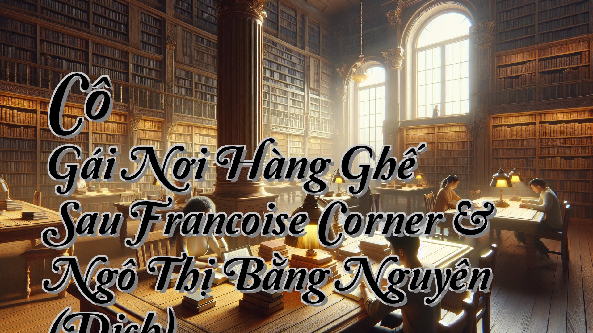 Cover image for Cô Gái Nơi Hàng Ghế Sau Francoise Corner & Ngô Thị Bằng Nguyên (Dịch)