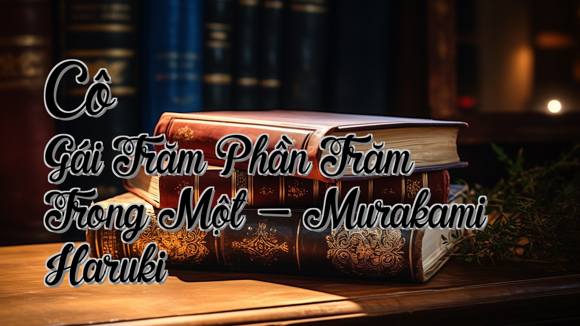 cover-Cô Gái Trăm Phần Trăm Trong Một - Murakami Haruki