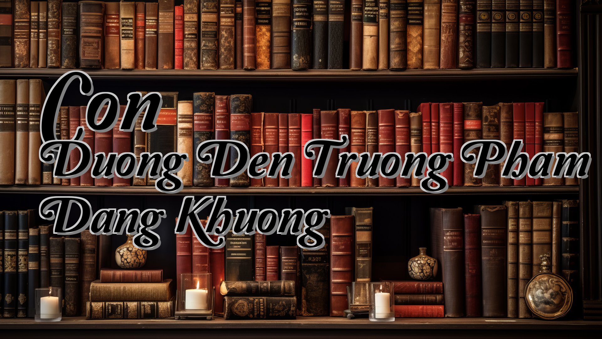 cover-Con Duong Den Truong Pham Dang Khuong