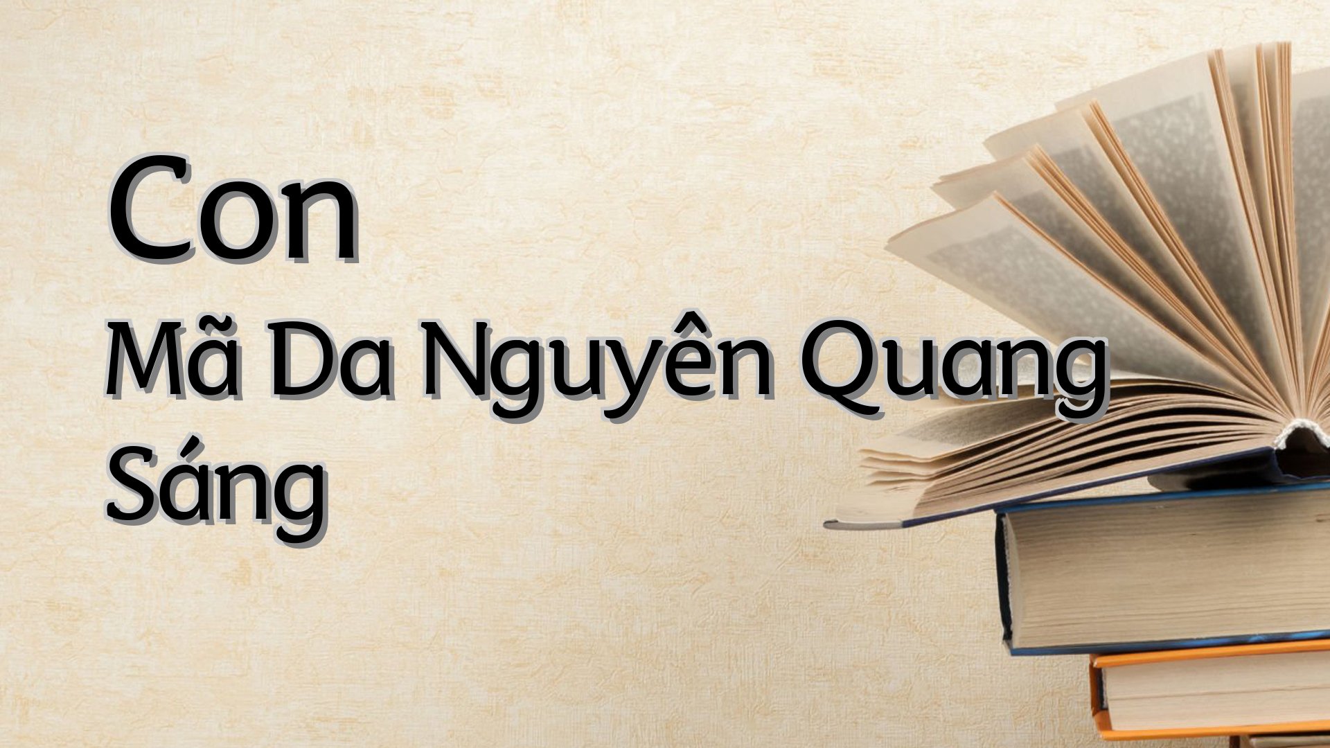 cover-Con Mã Da Nguyên Quang Sáng