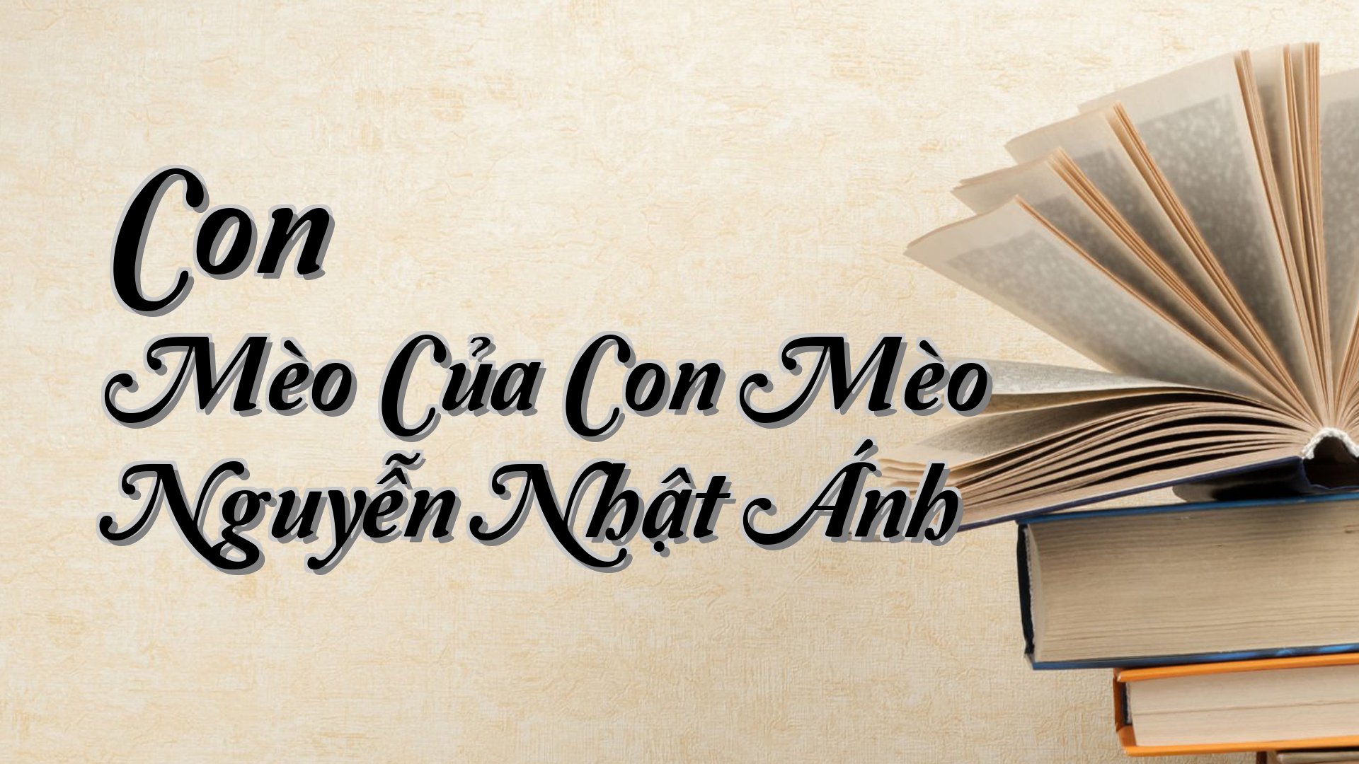 cover-Con Mèo Của Con Mèo Nguyễn Nhật Ánh