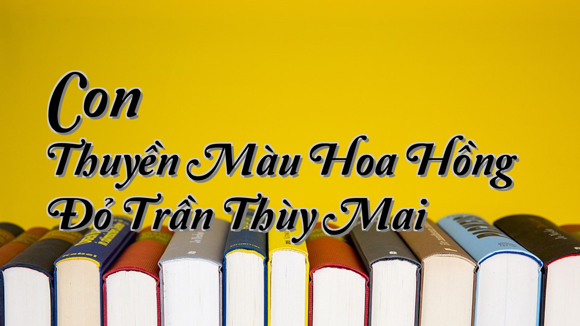 cover-Con Thuyền Màu Hoa Hồng Đỏ Trần Thùy Mai