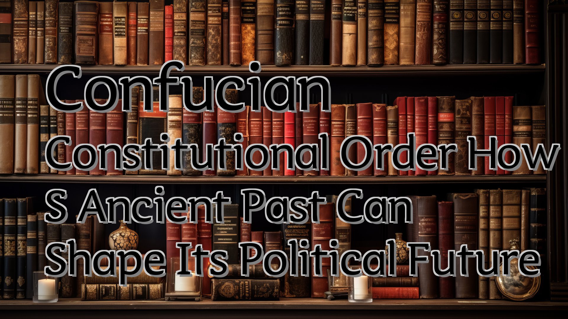 cover-Confucian Constitutional Order How China S Ancient Past Can Shape Its Political Future