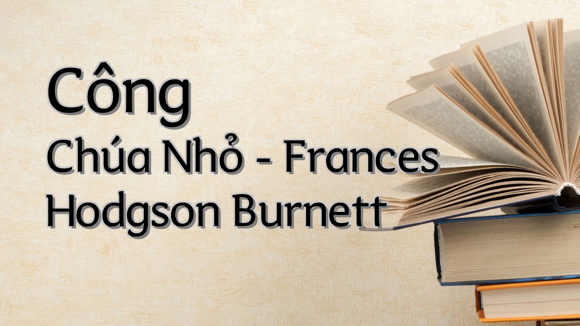 cover-Công Chúa Nhỏ - Frances Hodgson Burnett