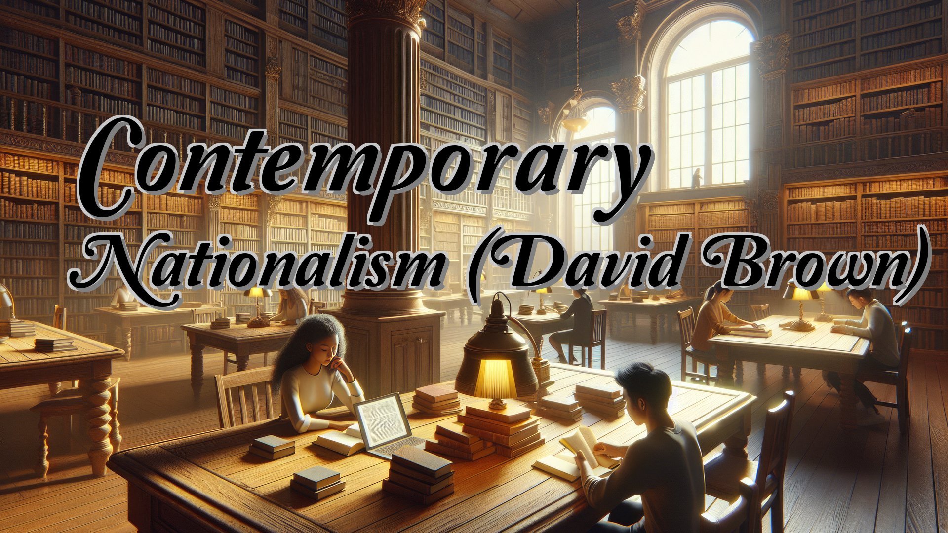 cover-Contemporary Nationalism (David Brown)