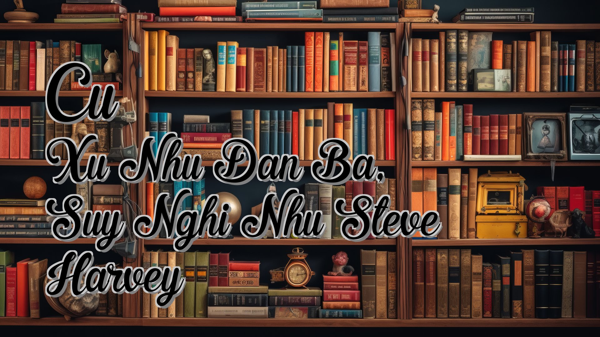 Cover image for Cu Xu Nhu Dan Ba, Suy Nghi Nhu Steve Harvey