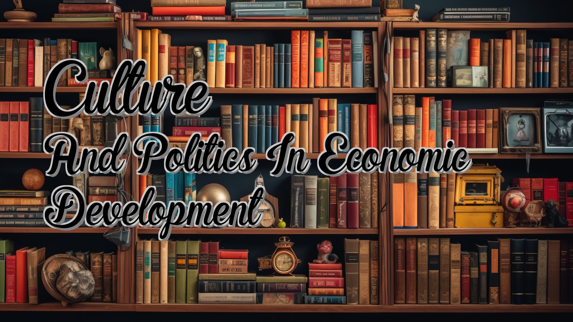 cover-Culture And Politics In Economic Development