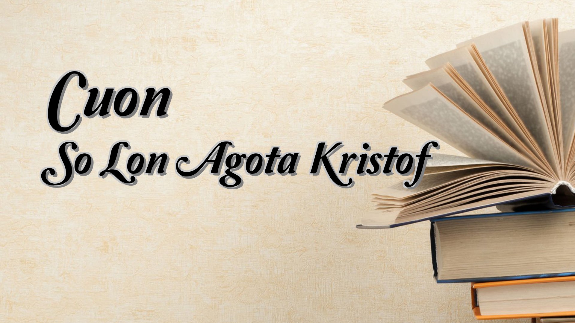 Cover image for Cuon So Lon Agota Kristof