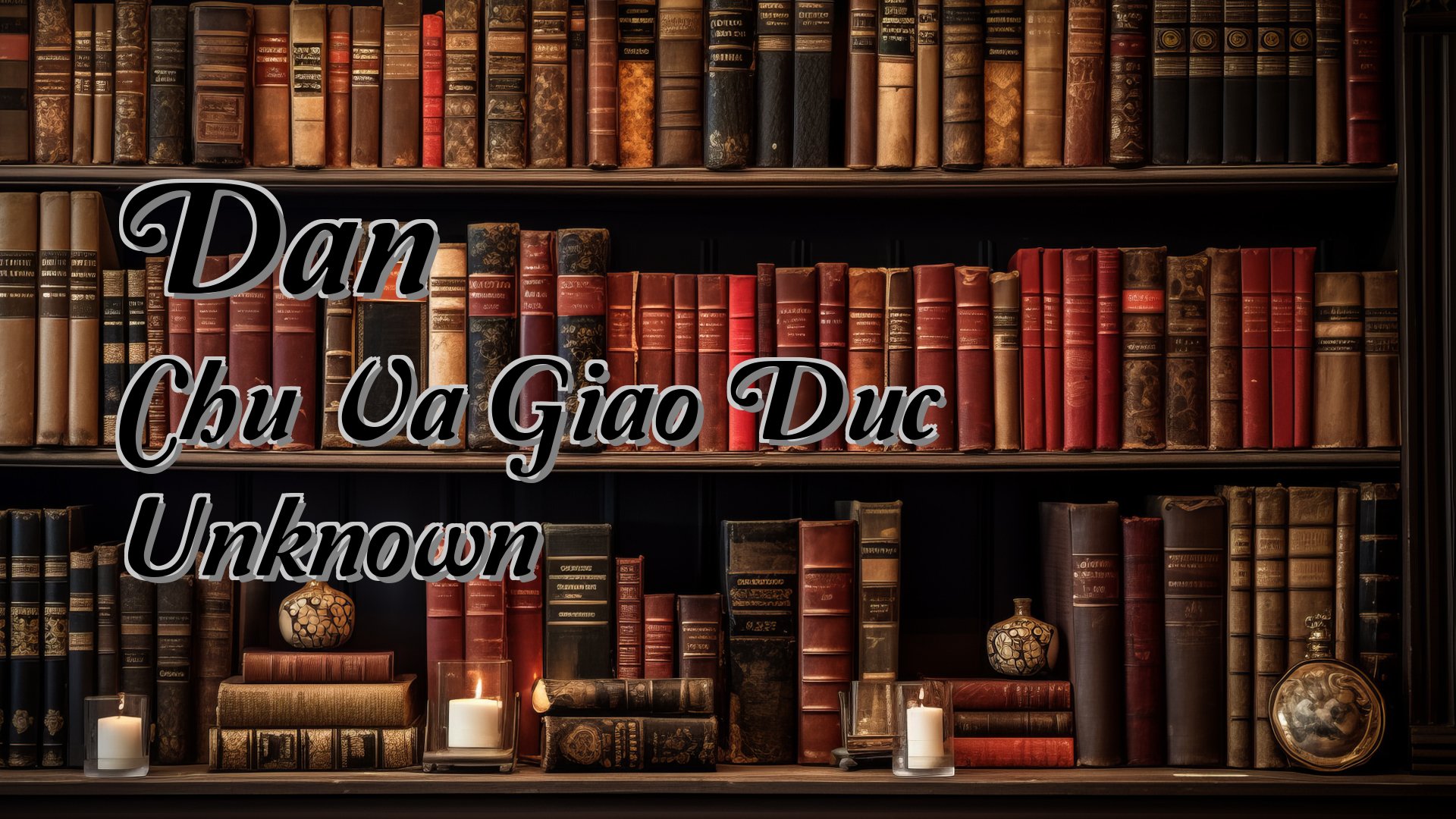 cover-Dan Chu Va Giao Duc Unknown