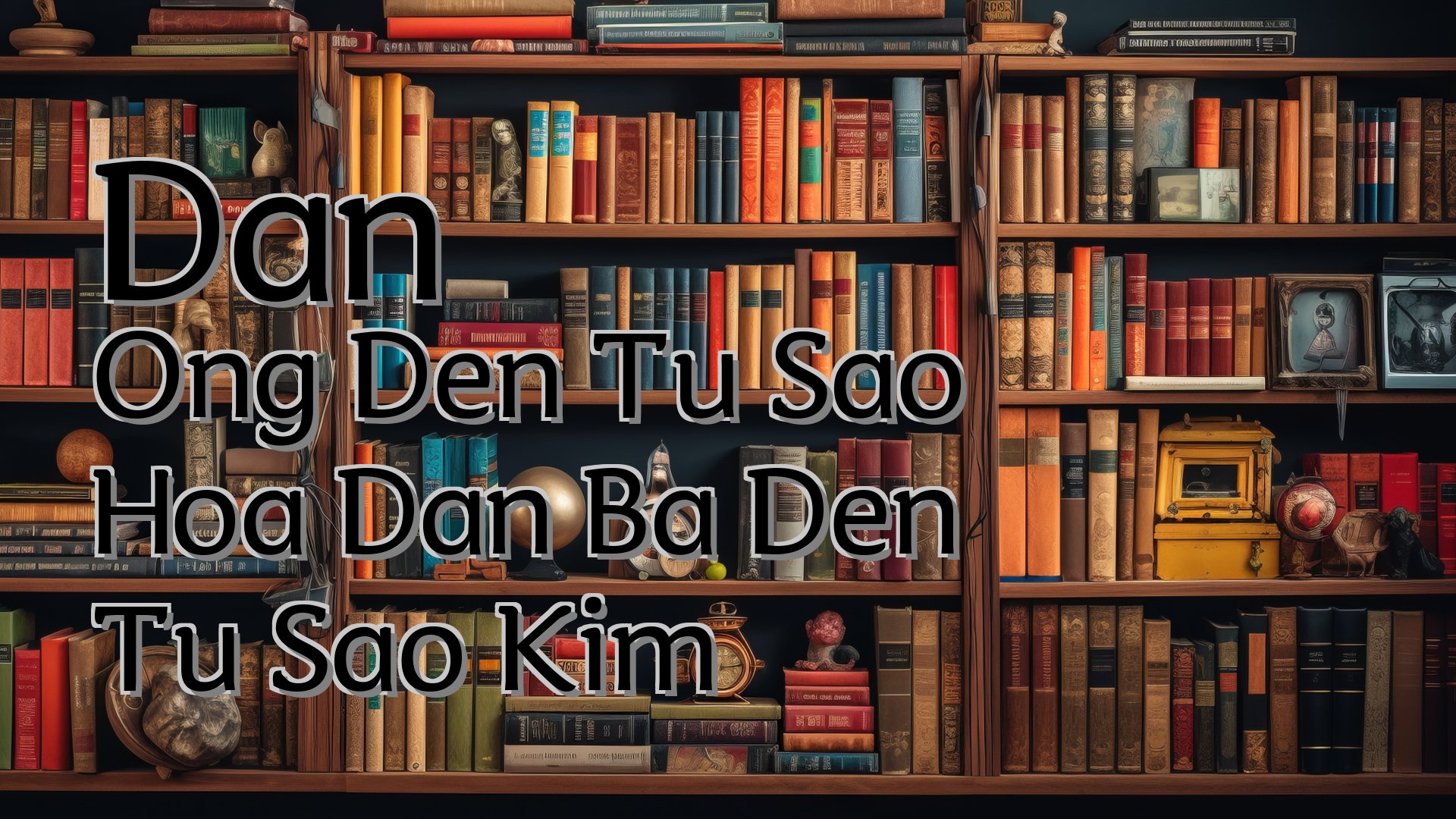 cover-Dan Ong Den Tu Sao Hoa Dan Ba Den Tu Sao Kim