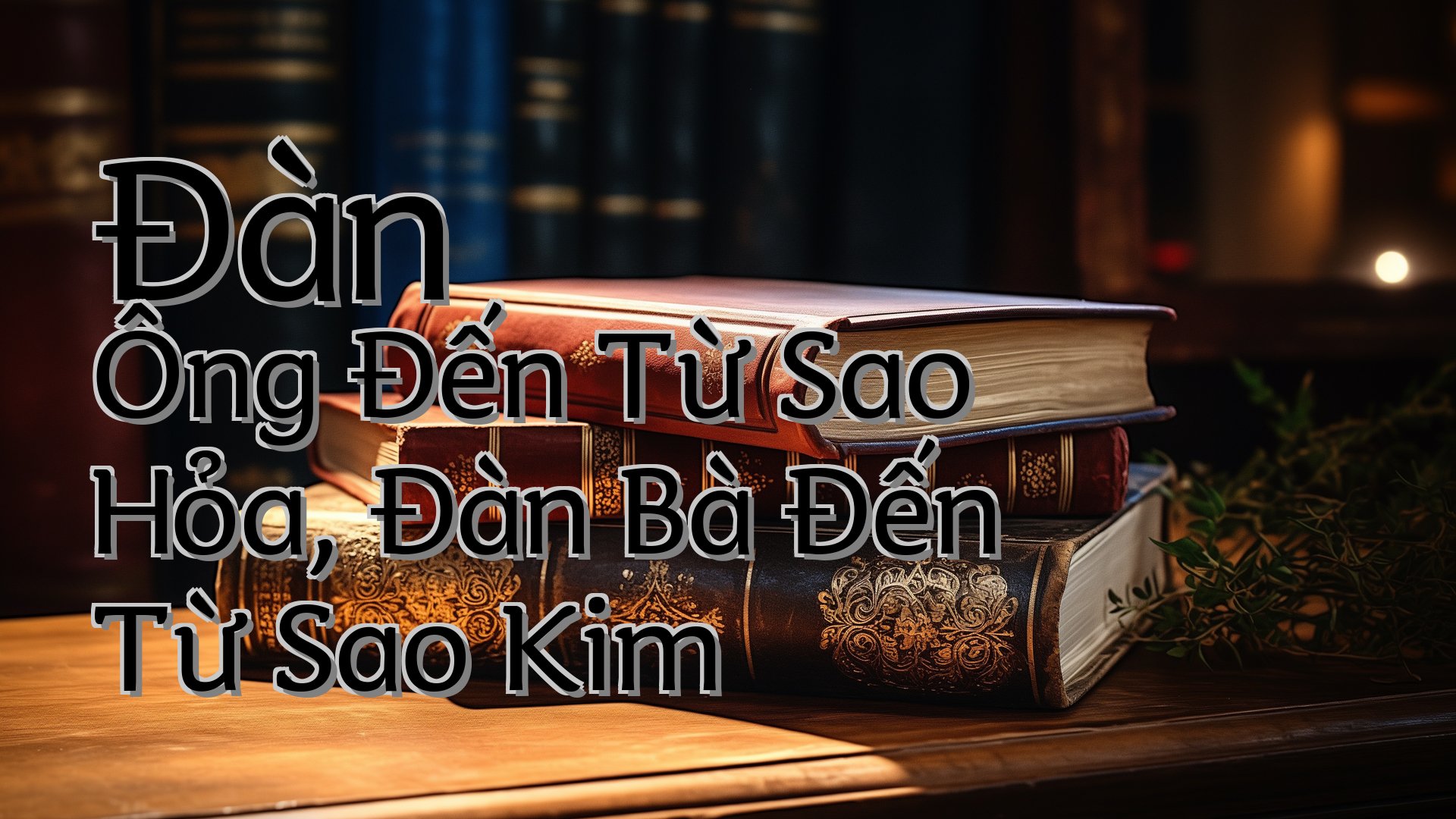 cover-Đàn Ông Đến Từ Sao Hỏa, Đàn Bà Đến Từ Sao Kim