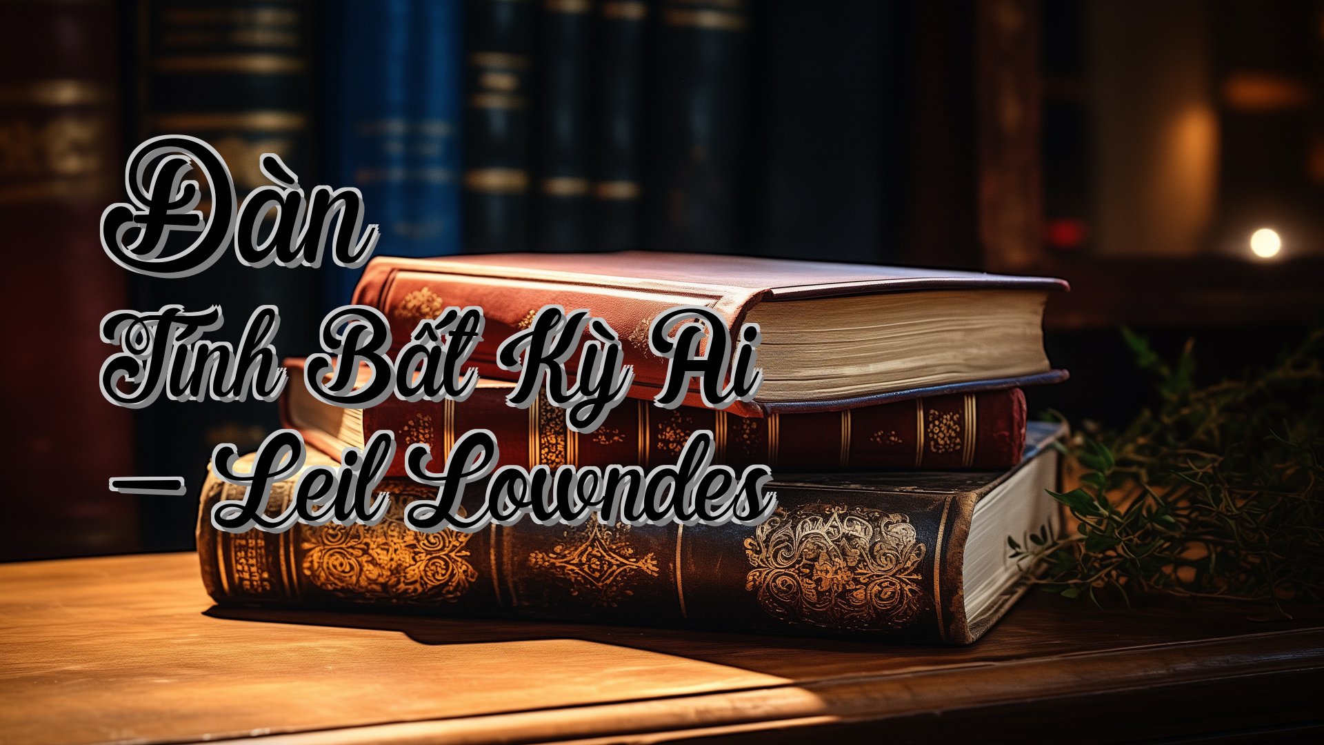 cover-Đàn Tính Bất Kỳ Ai - Leil Lowndes
